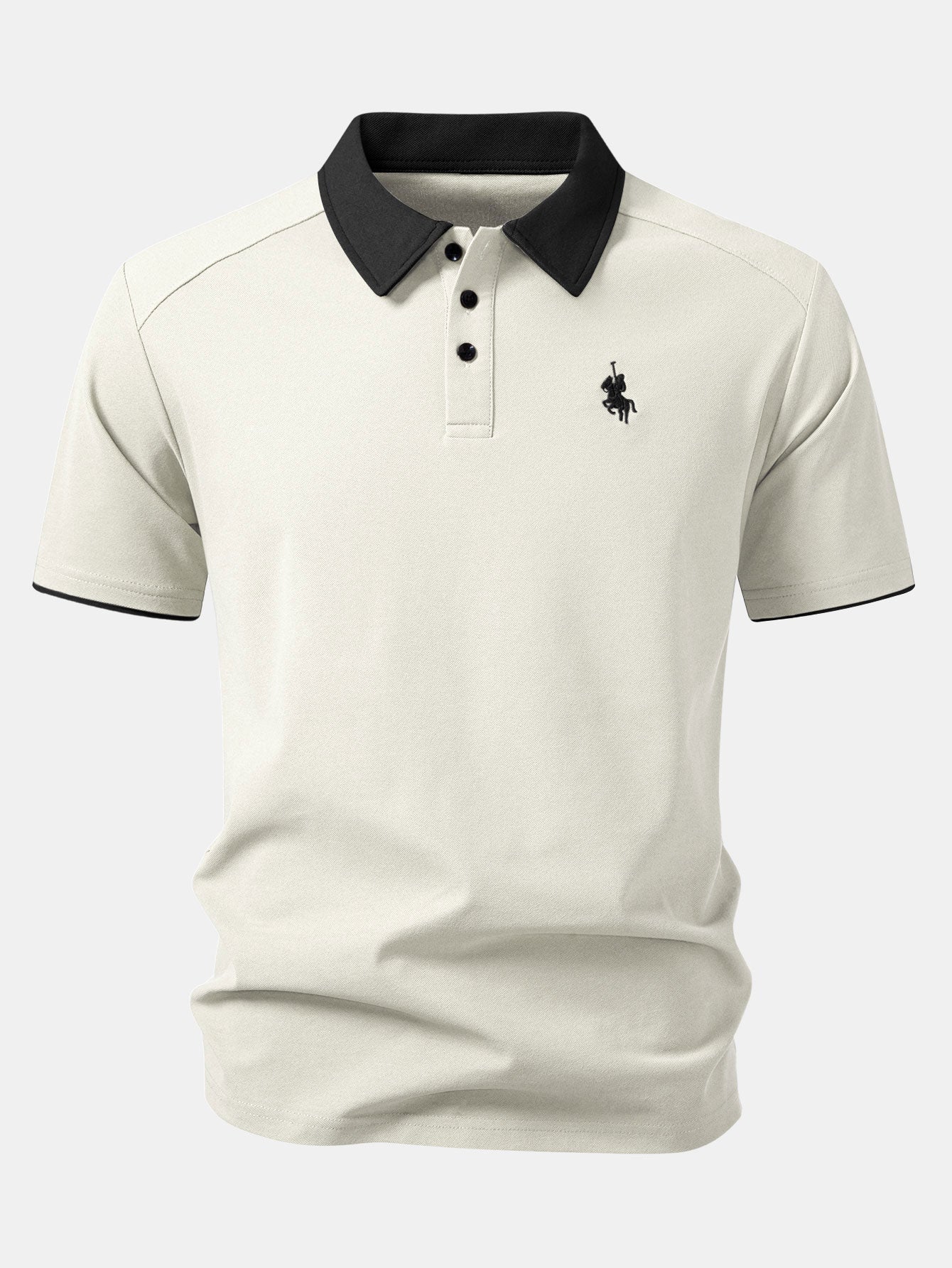 Contrast Collar Polo - Image 3