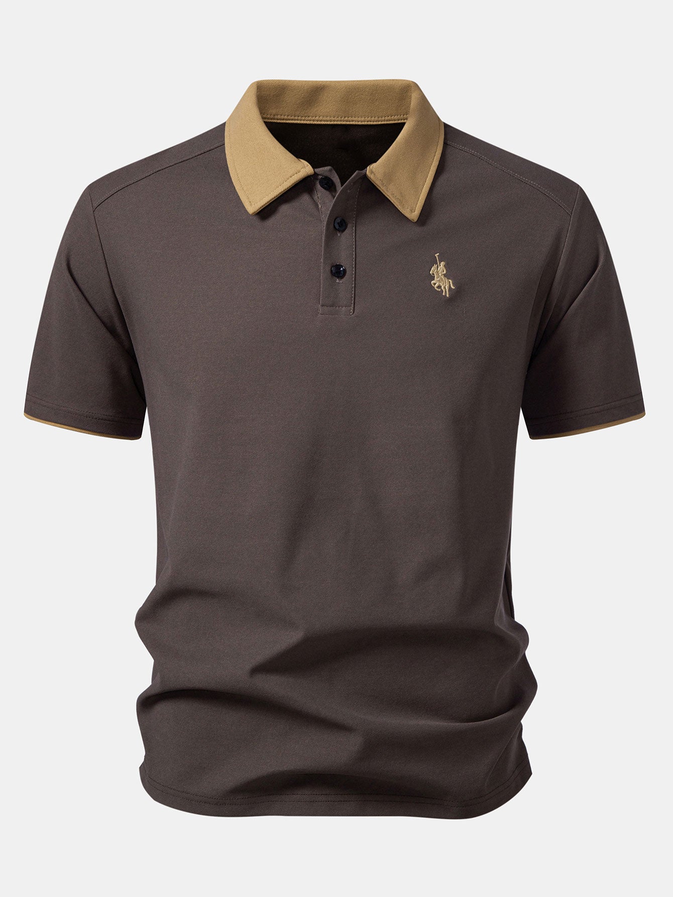Contrast Collar Polo - Image 7