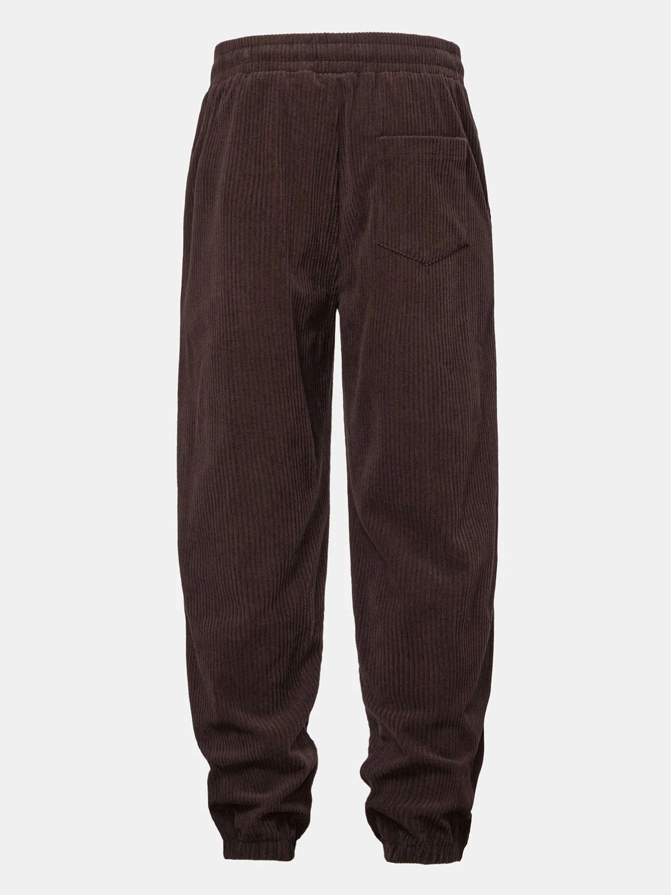 Contrast Corduroy Polo Sweatshirt & Corduroy Jogger Pants - Image 9