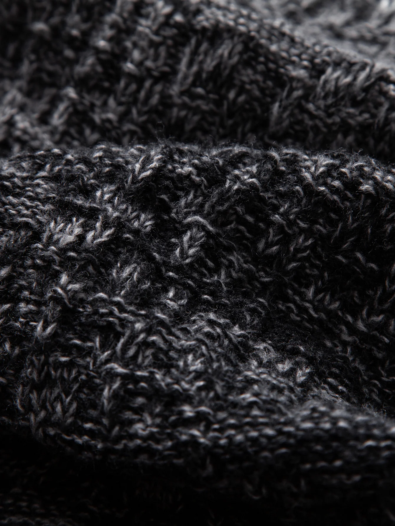 Kontrast Rundhals Strickpullover - Image 4