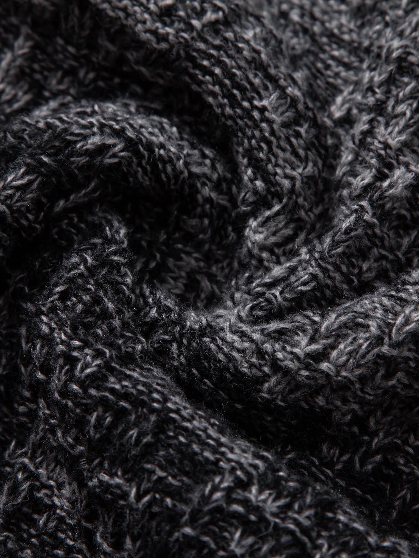 Kontrast Rundhals Strickpullover - Image 5