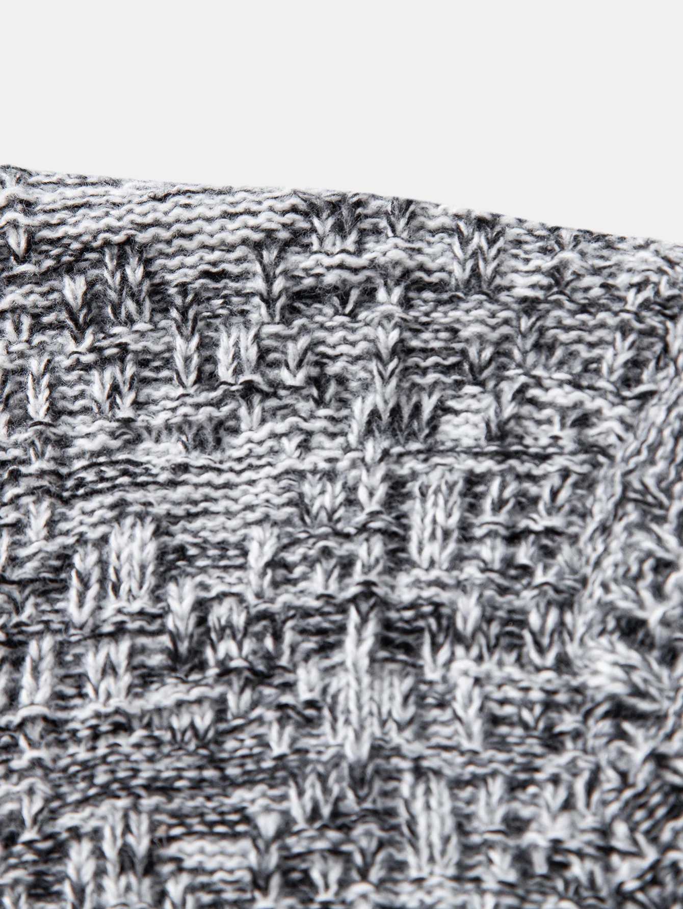 Kontrast Rundhals Strickpullover - Image 8