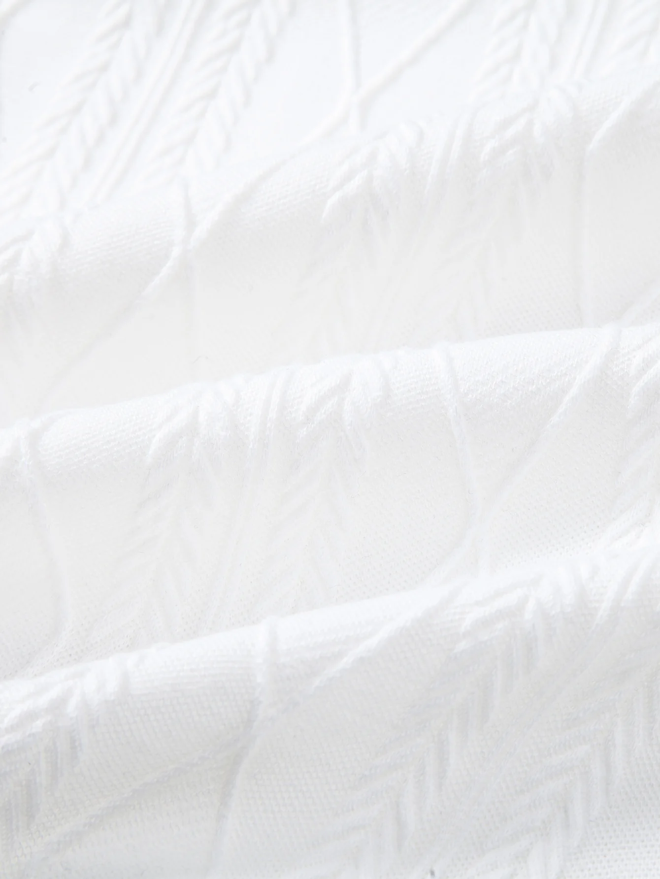 Contrast Geometry Jacquard Knit Polo - Image 9