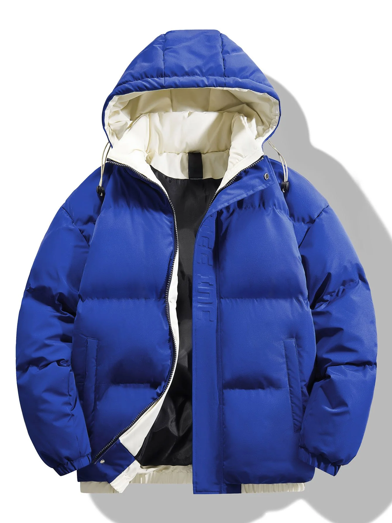 Kontrast Kapuzen-Pufferjacke - Image 3