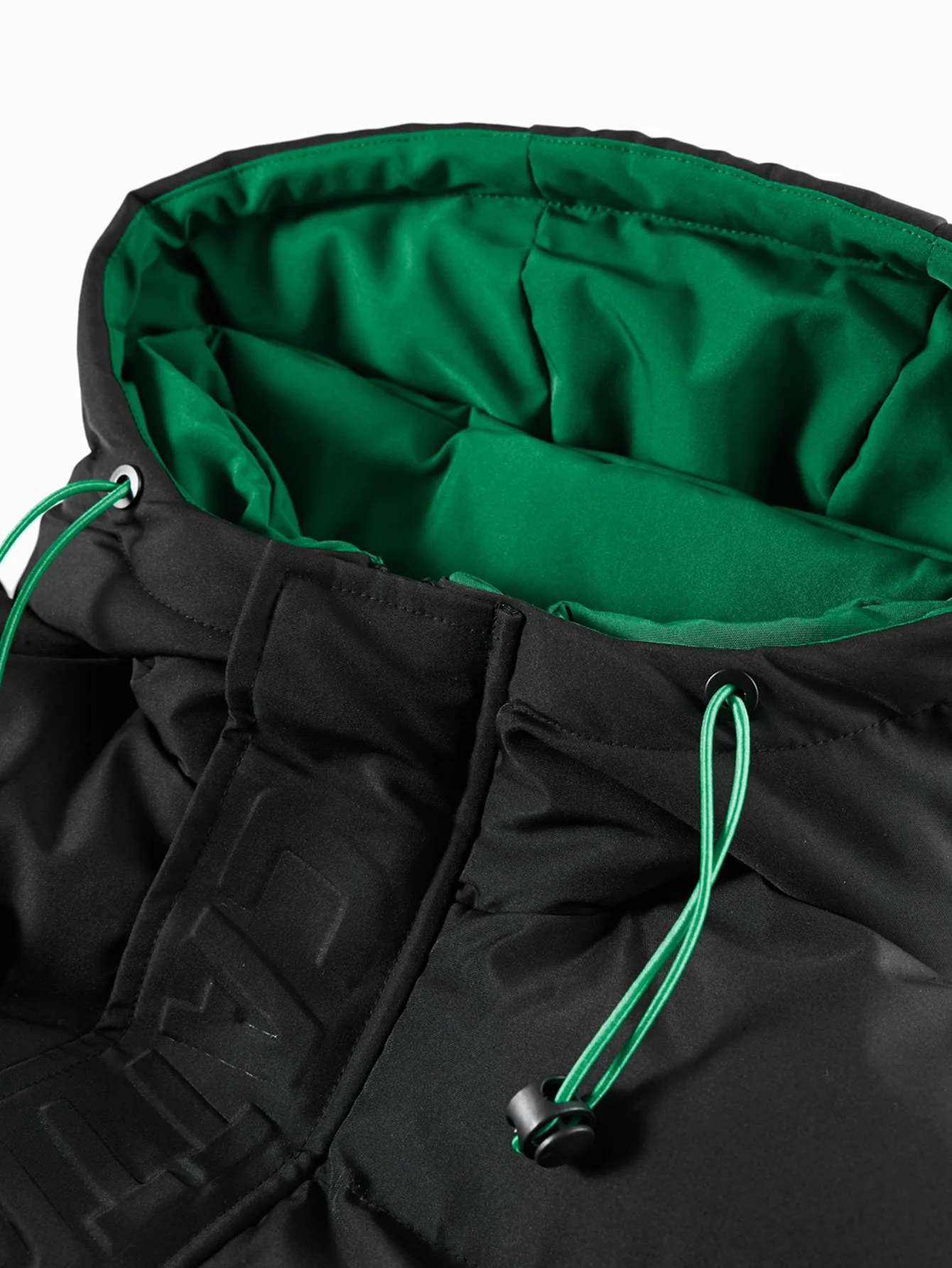 Kontrast Kapuzen-Pufferjacke - Image 6
