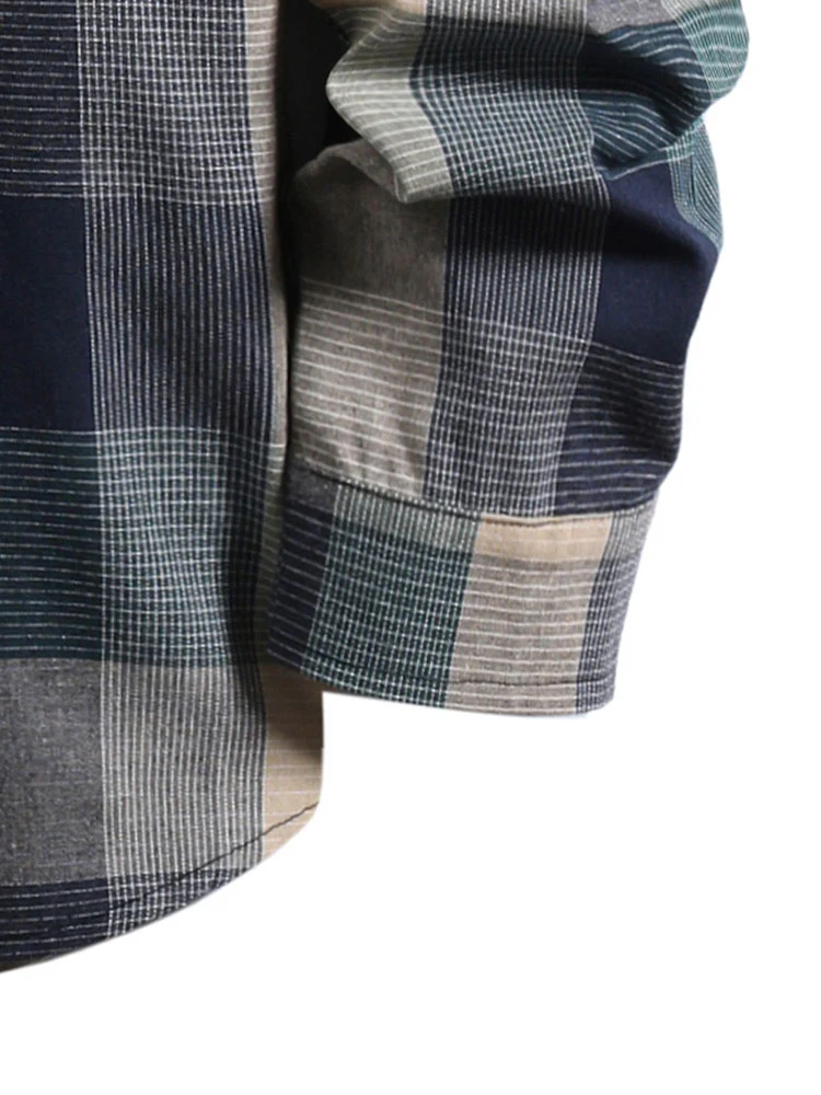 Kontrast Hoodie Karoshemd - Image 9