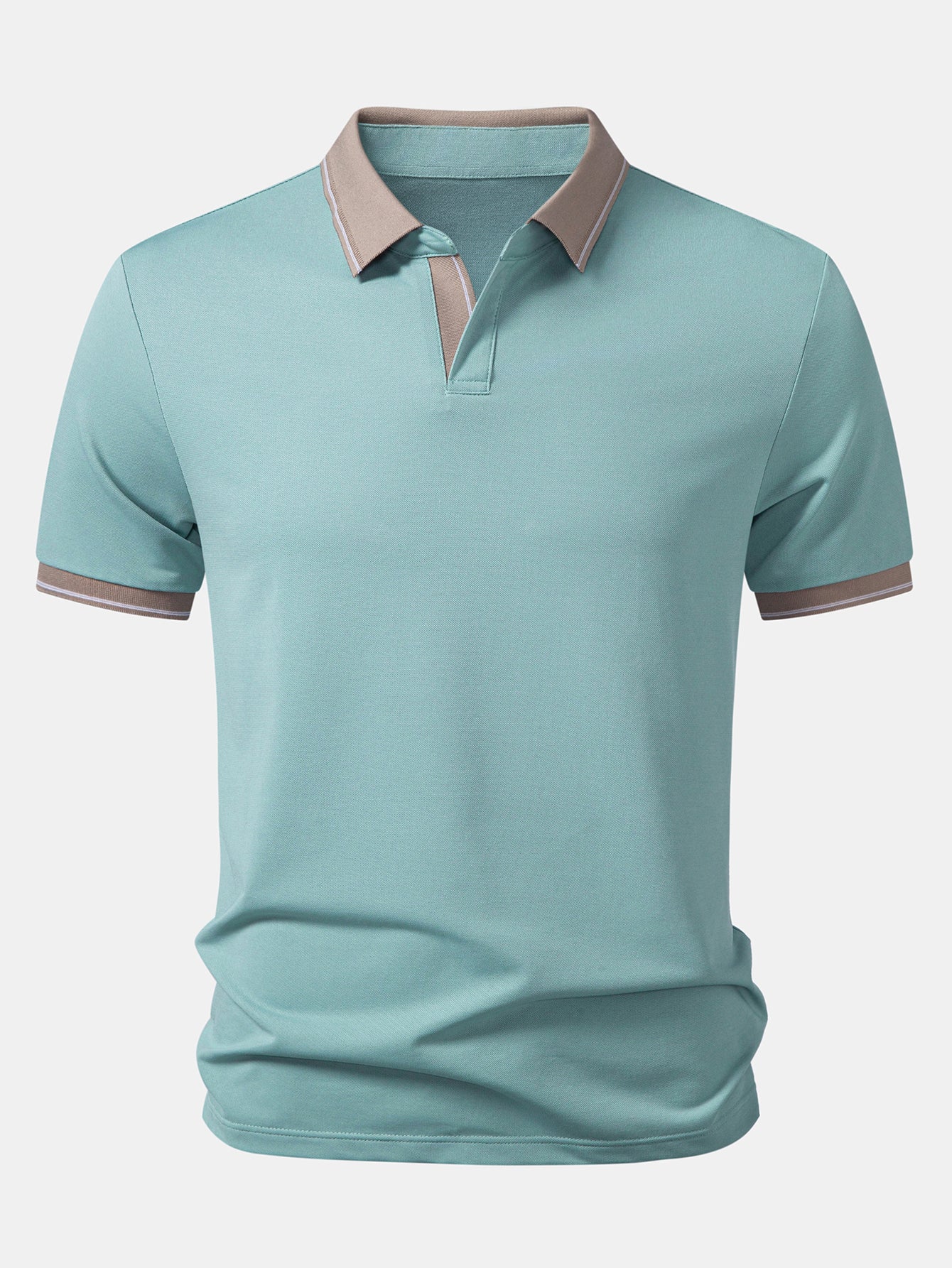 Contrast Johnny Collar Polo