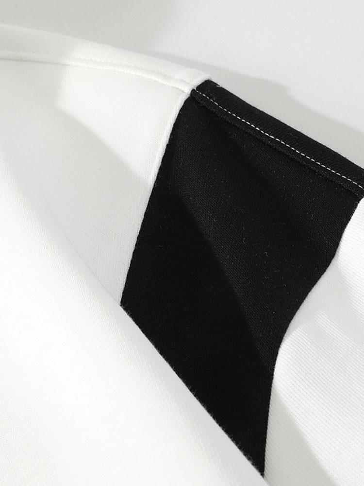Kontrast Polo Sweatshirt - Image 8