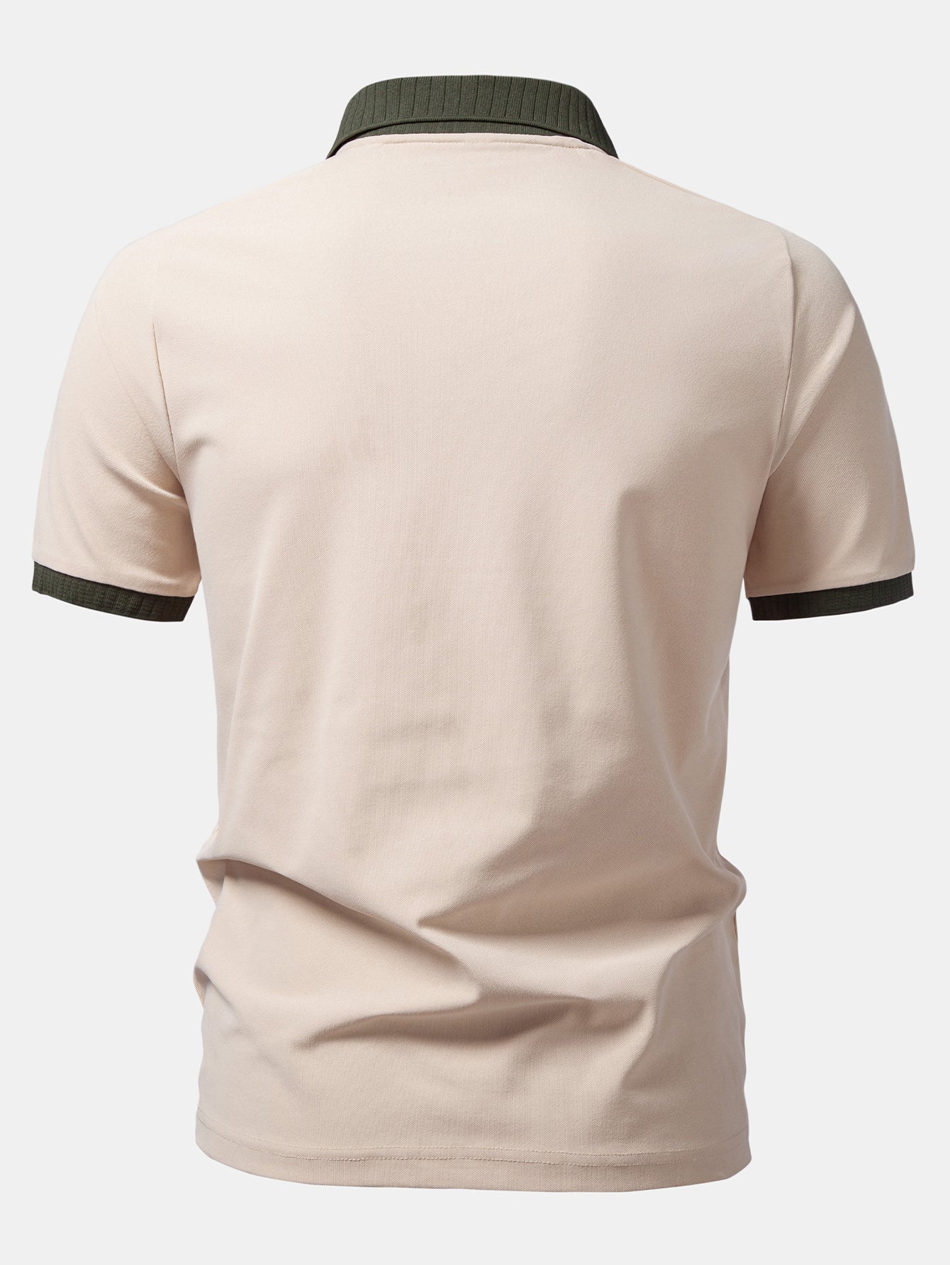 Contrast Raglan Sleeve Polo - Image 4