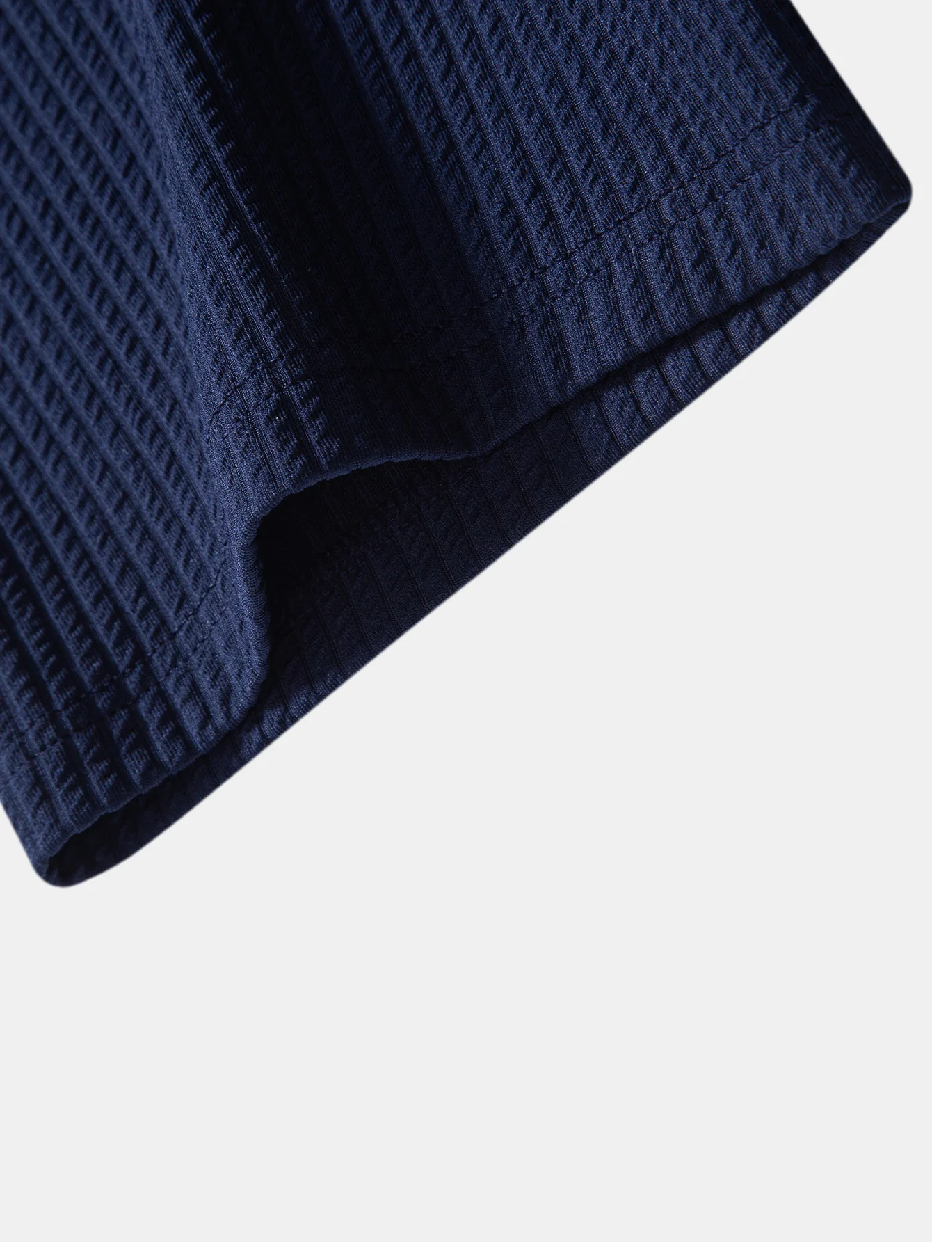 Contrast Ribbed Button Up Shirt - Image 11