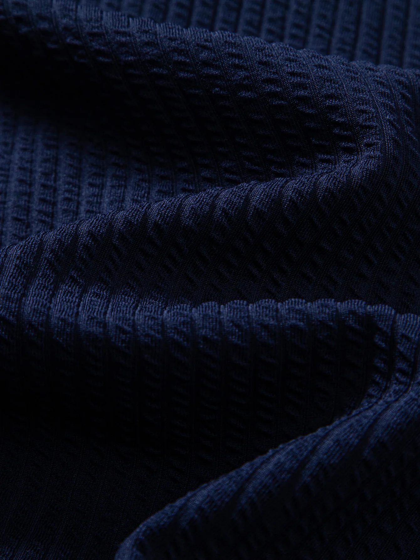 Contrast Ribbed Button Up Shirt - Image 12