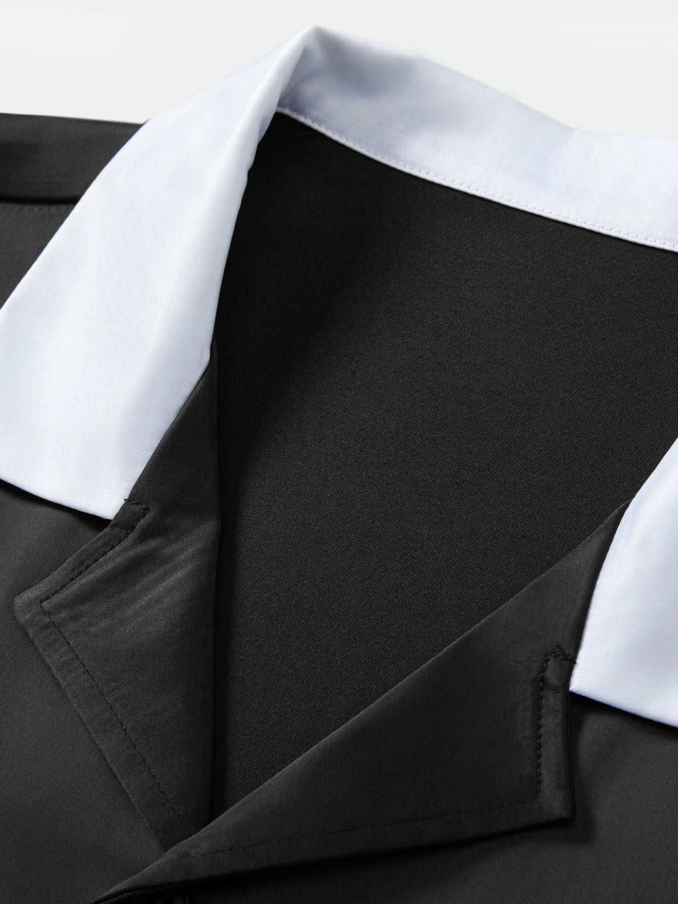 Contrast Satin Shirt - Image 3