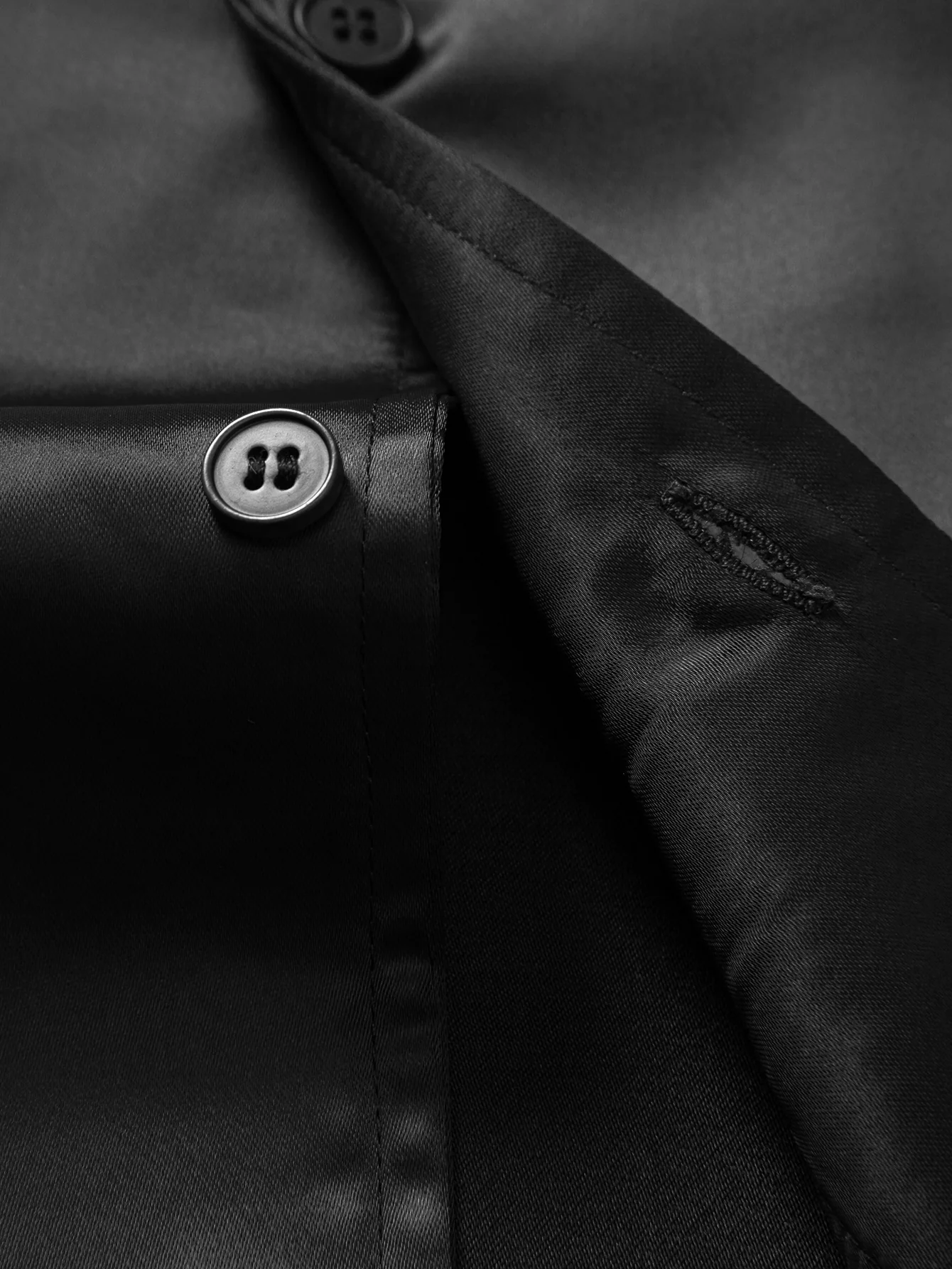 Contrast Satin Shirt - Image 5
