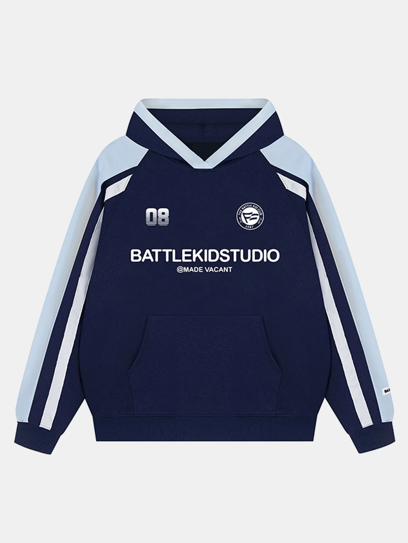 Hoodie mit Kontrast-Slogan-Aufdruck - Image 7