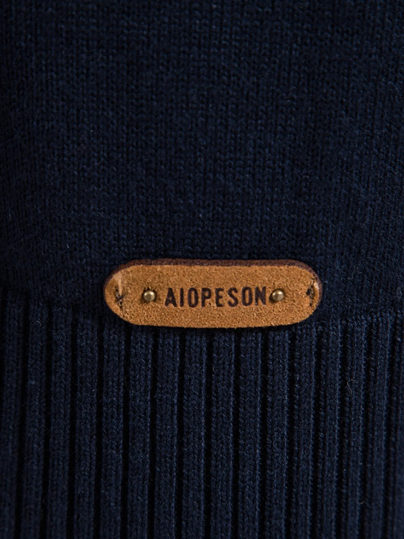 Kontraststreifen Quarter-Zip Pullover - Image 16