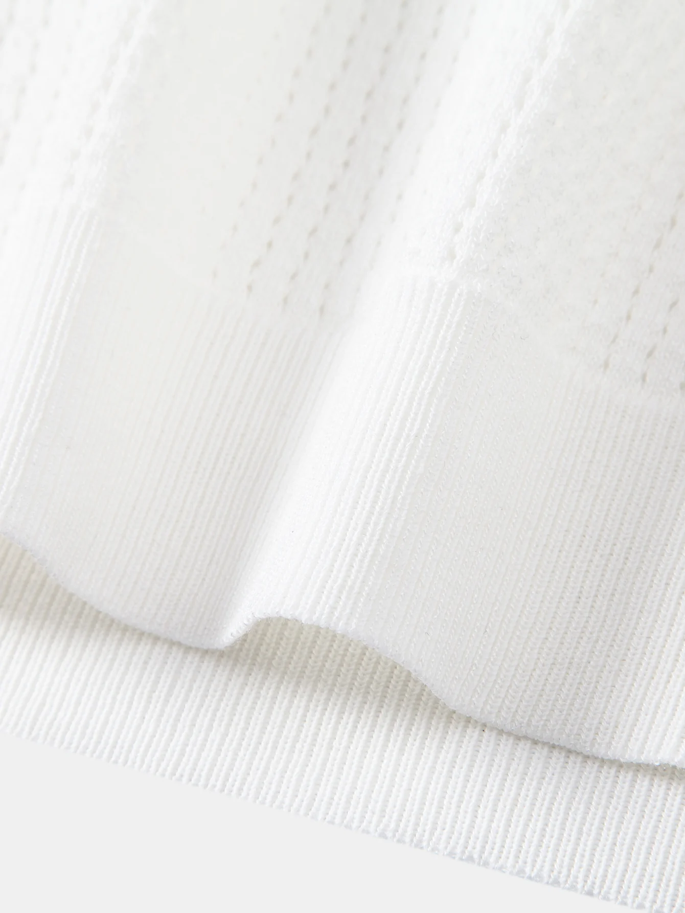 Contrast Stripe Trim Pocket Johnny Collar Knit Polo - Image 15