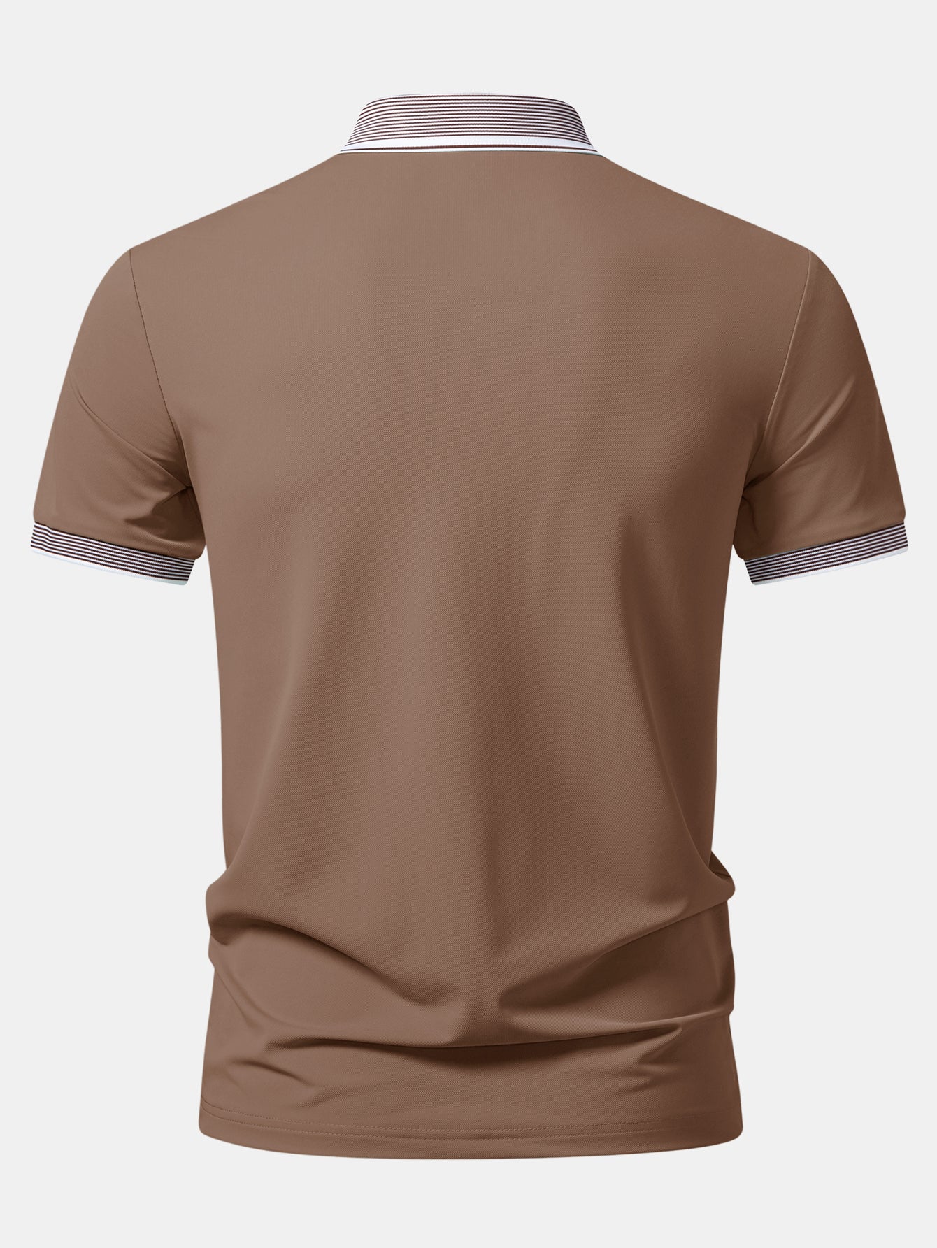 Contrast Stripe Trim Polo - Image 10