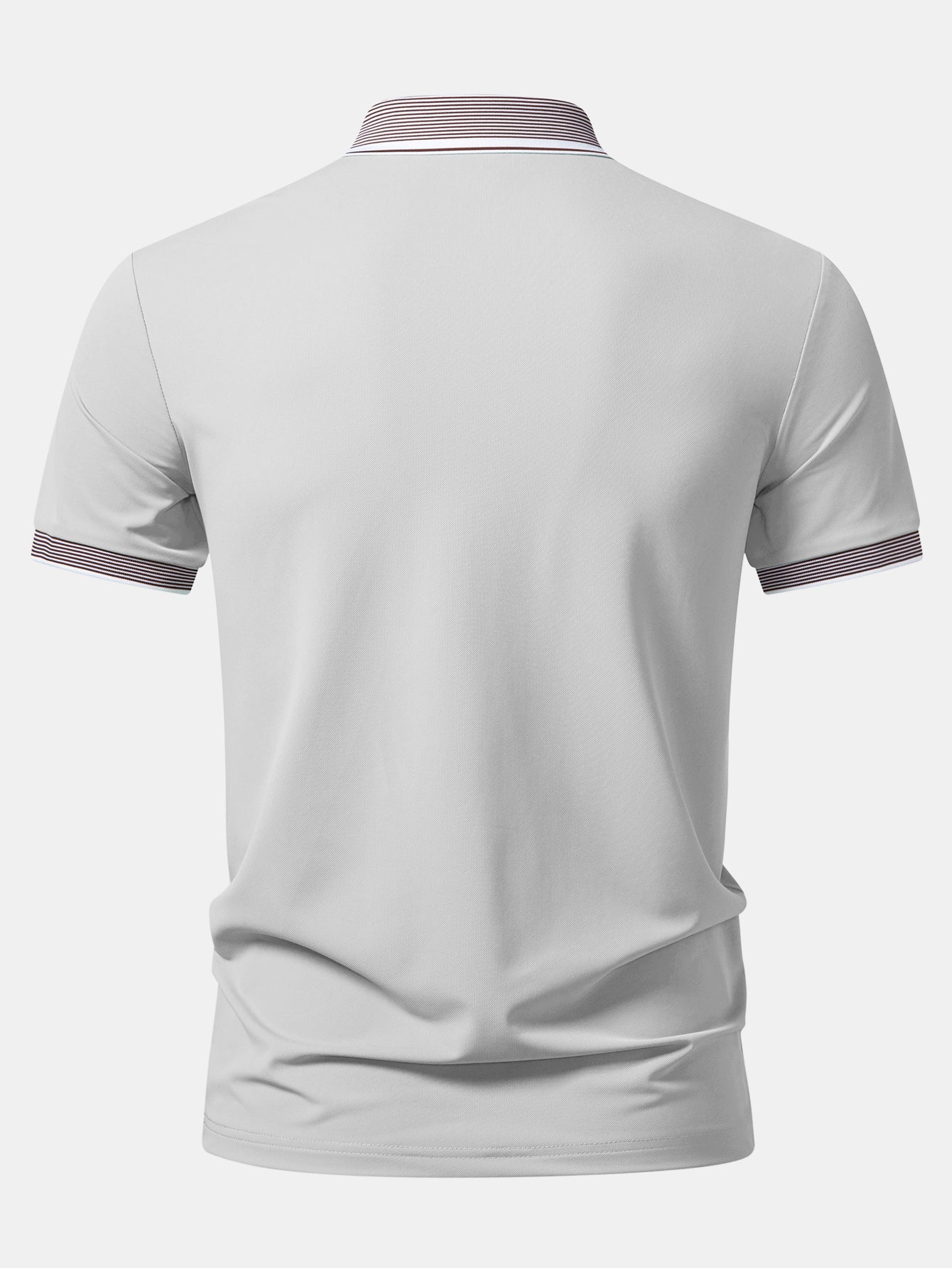 Contrast Stripe Trim Polo - Image 12