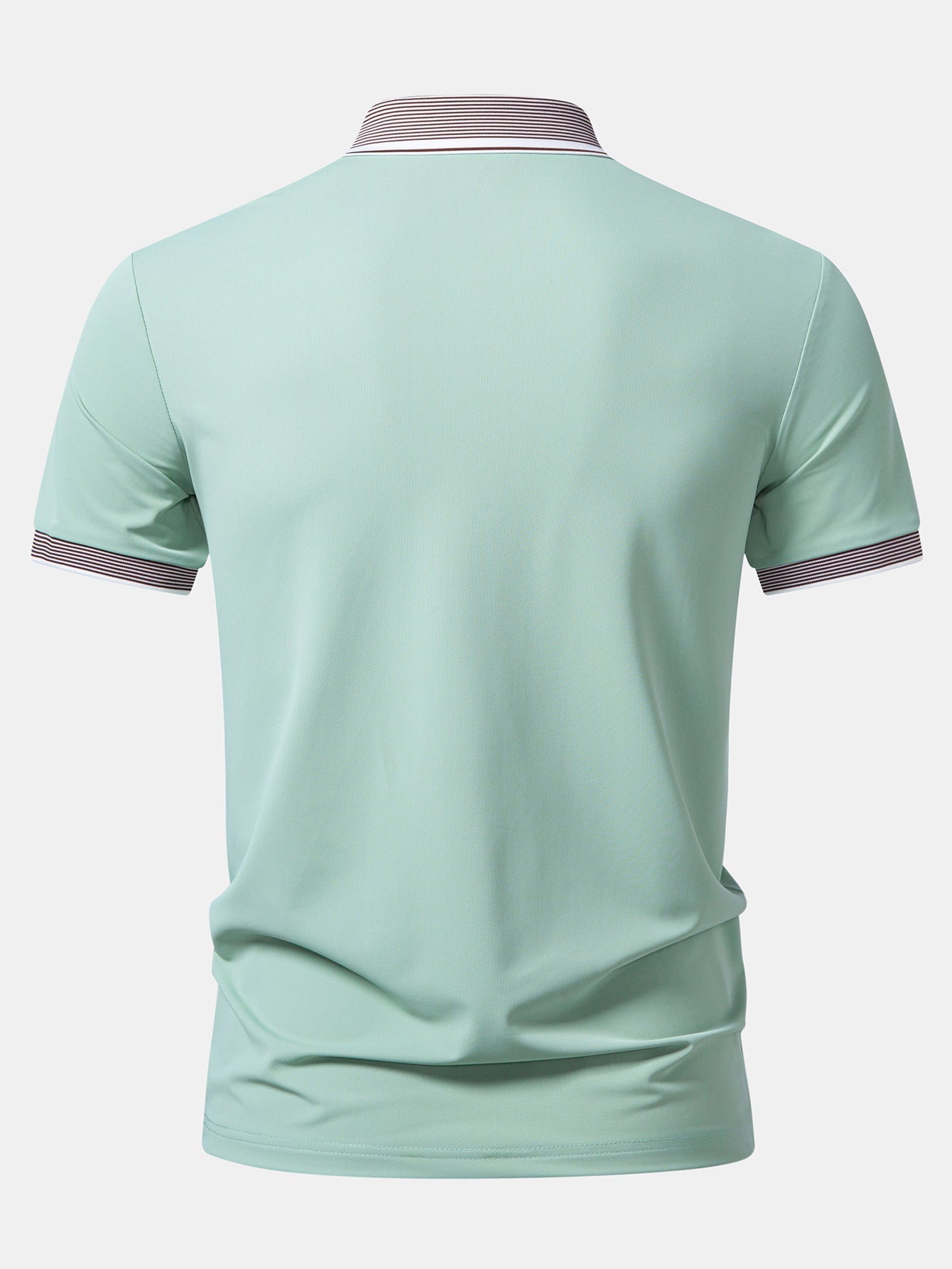 Contrast Stripe Trim Polo - Image 2