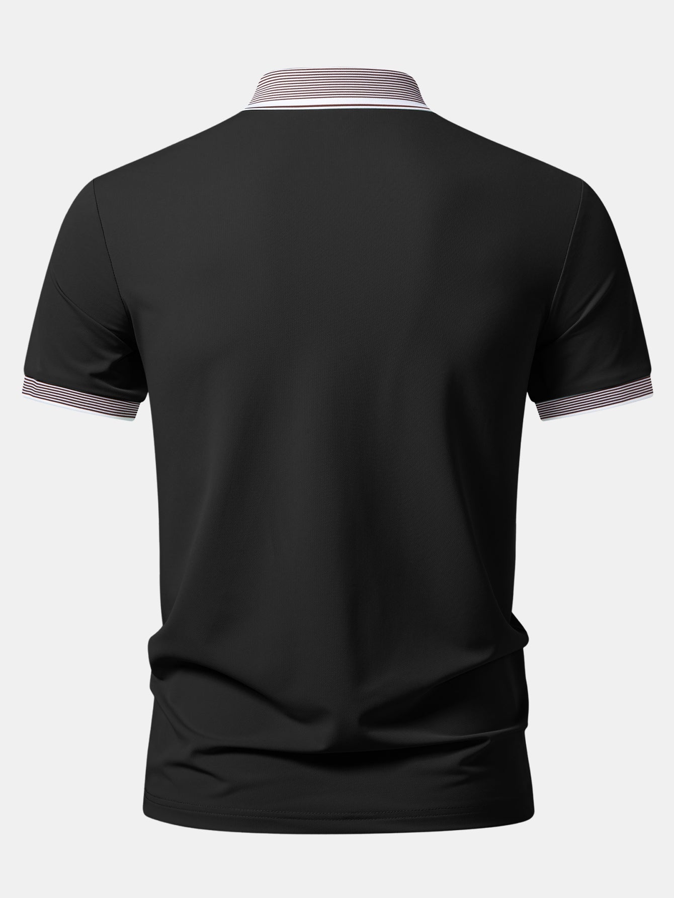 Contrast Stripe Trim Polo - Image 4