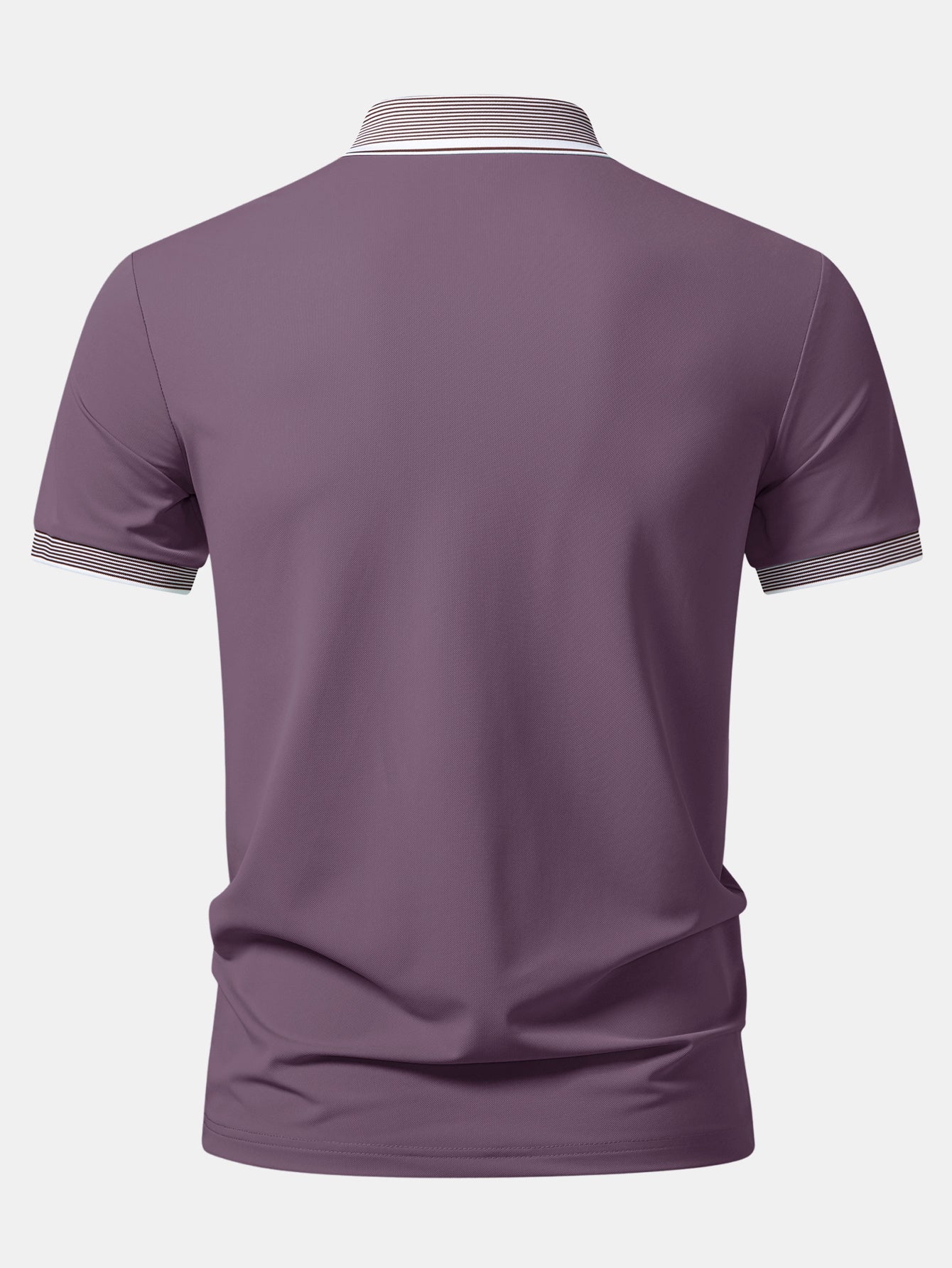 Contrast Stripe Trim Polo - Image 8