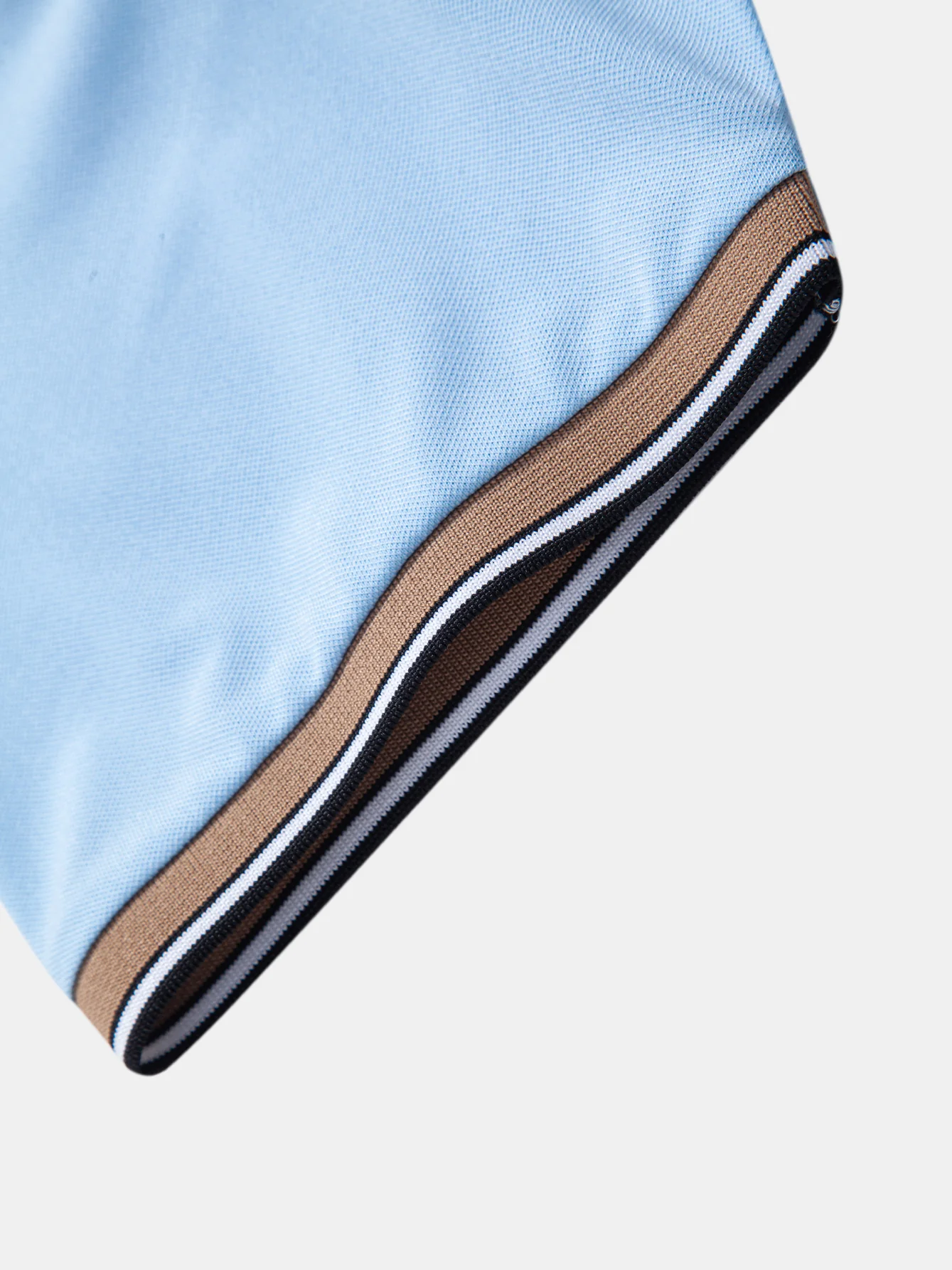 Contrast Striped Collar Polo - Image 13