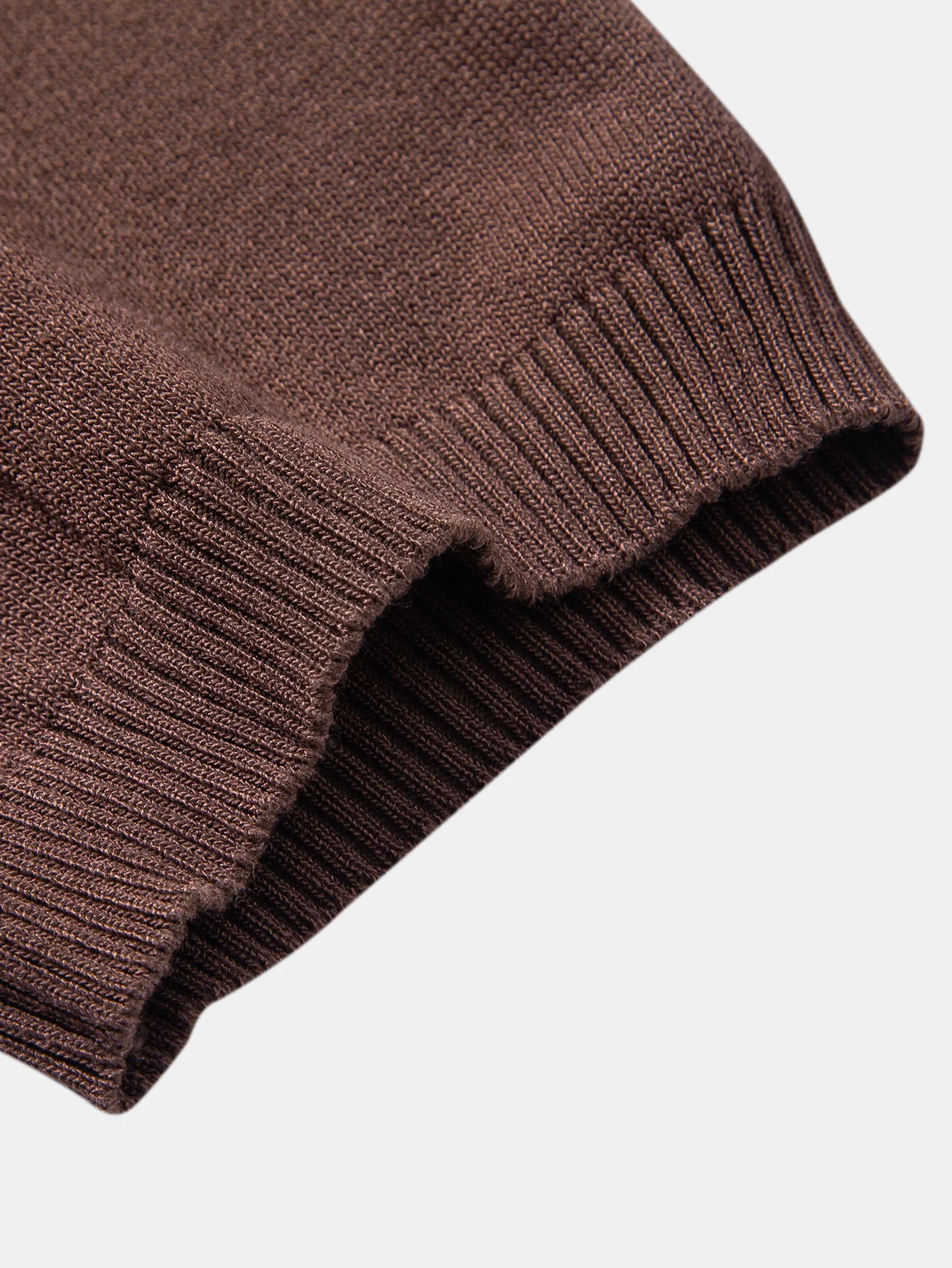 Contrast Striped Geometric zipper Knit Polo - Image 13