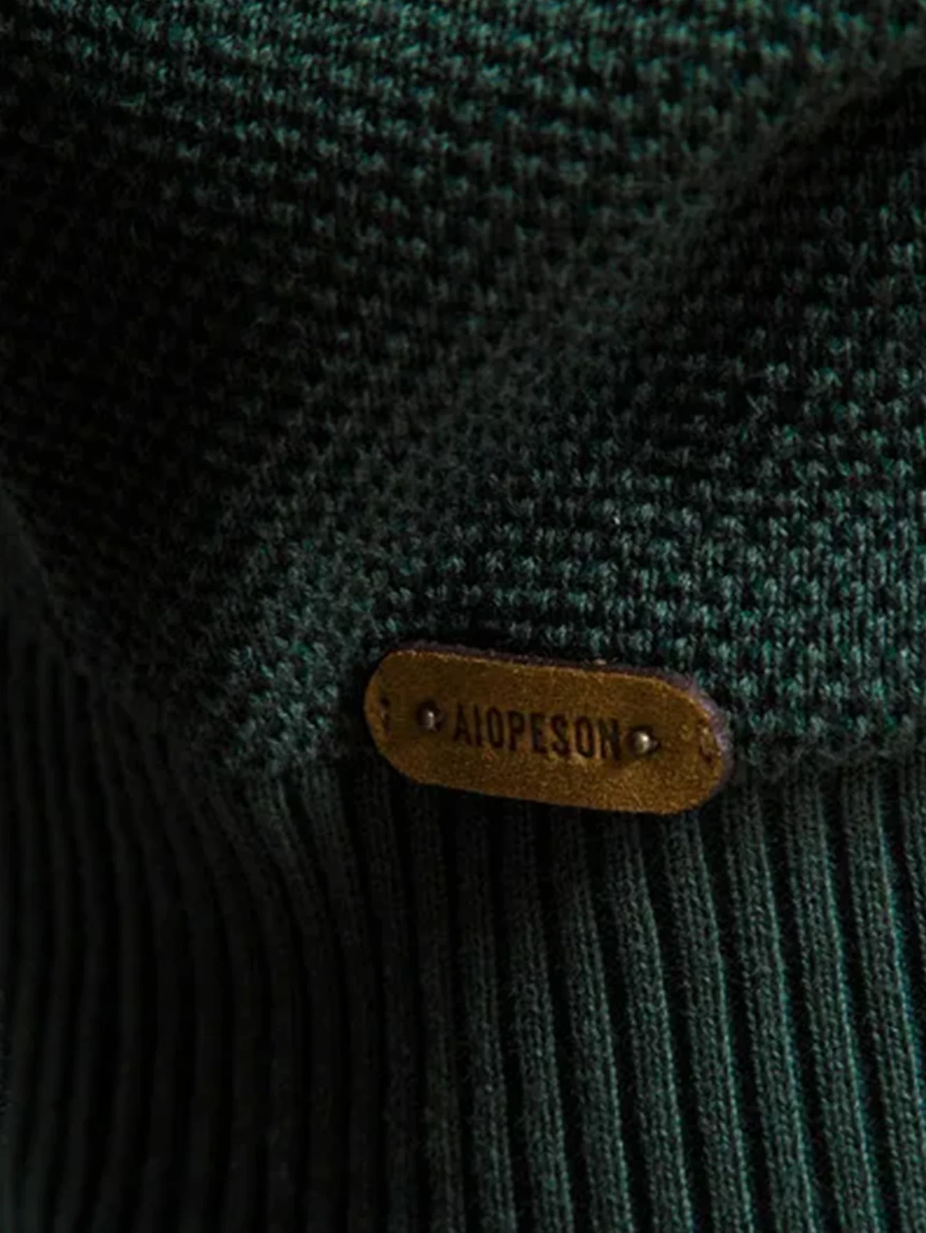 Kontrast gestreifter Pullover - Image 7