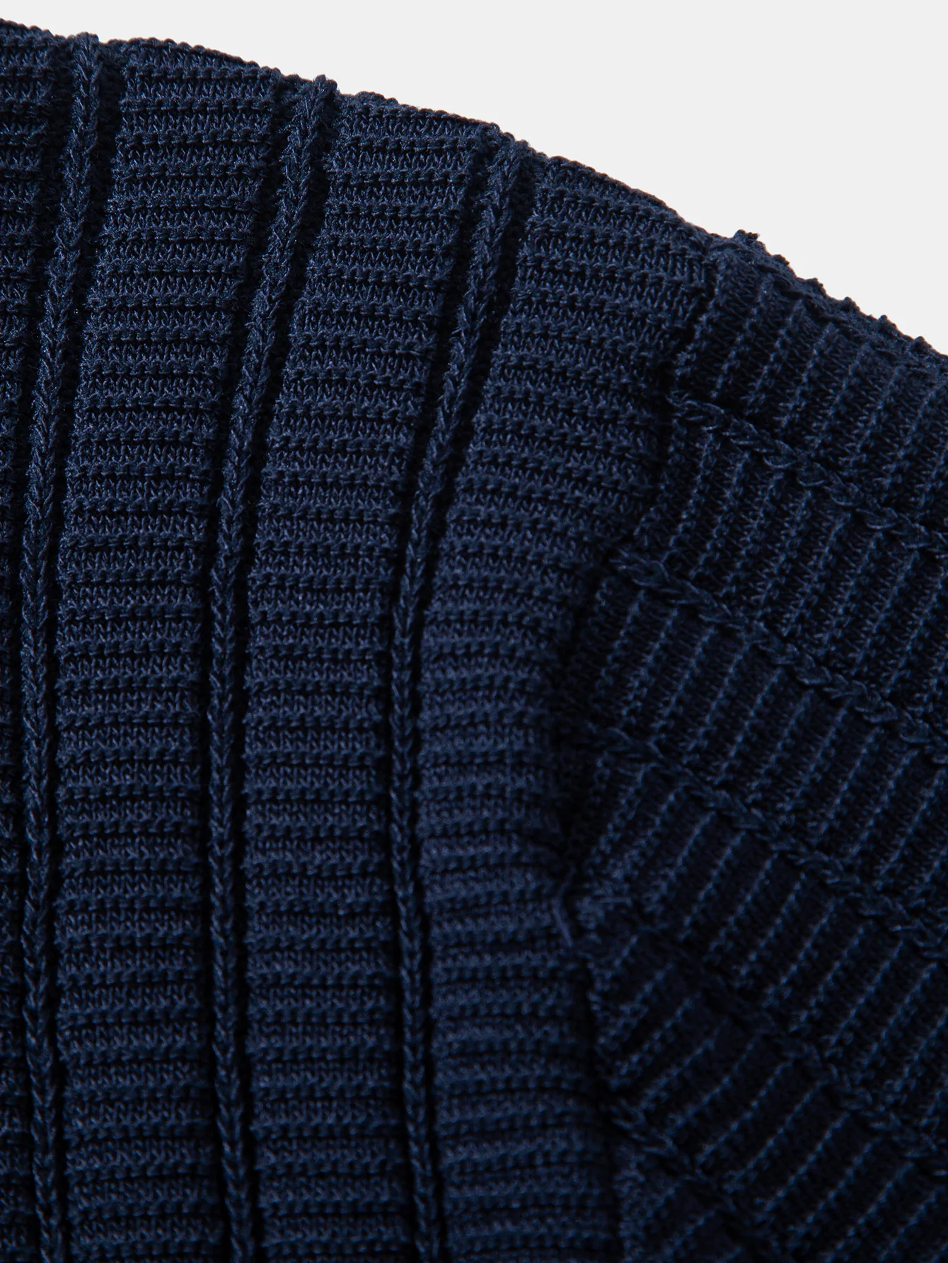 Contrast Textured Johnny Collar Knit Polo & Crinkle Textured Straight Leg Pants - Image 20