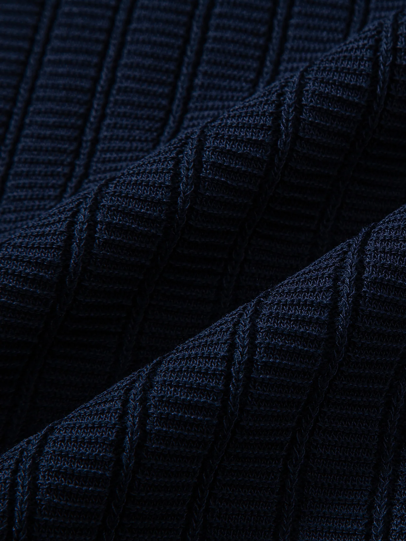 Contrast Textured Johnny Collar Knit Polo & Crinkle Textured Straight Leg Pants - Image 23