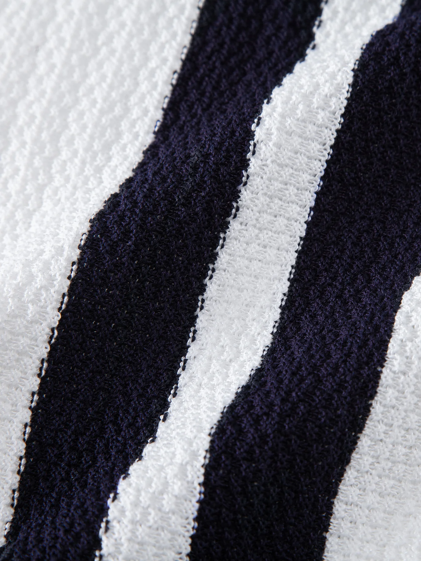 Contrast Textured Knit Polo & Slim Fit Tapered Trousers - Image 16
