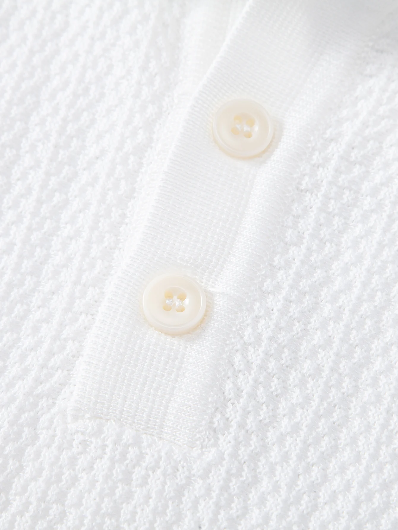 Contrast Textured Knit Polo & Slim Fit Tapered Trousers - Image 18