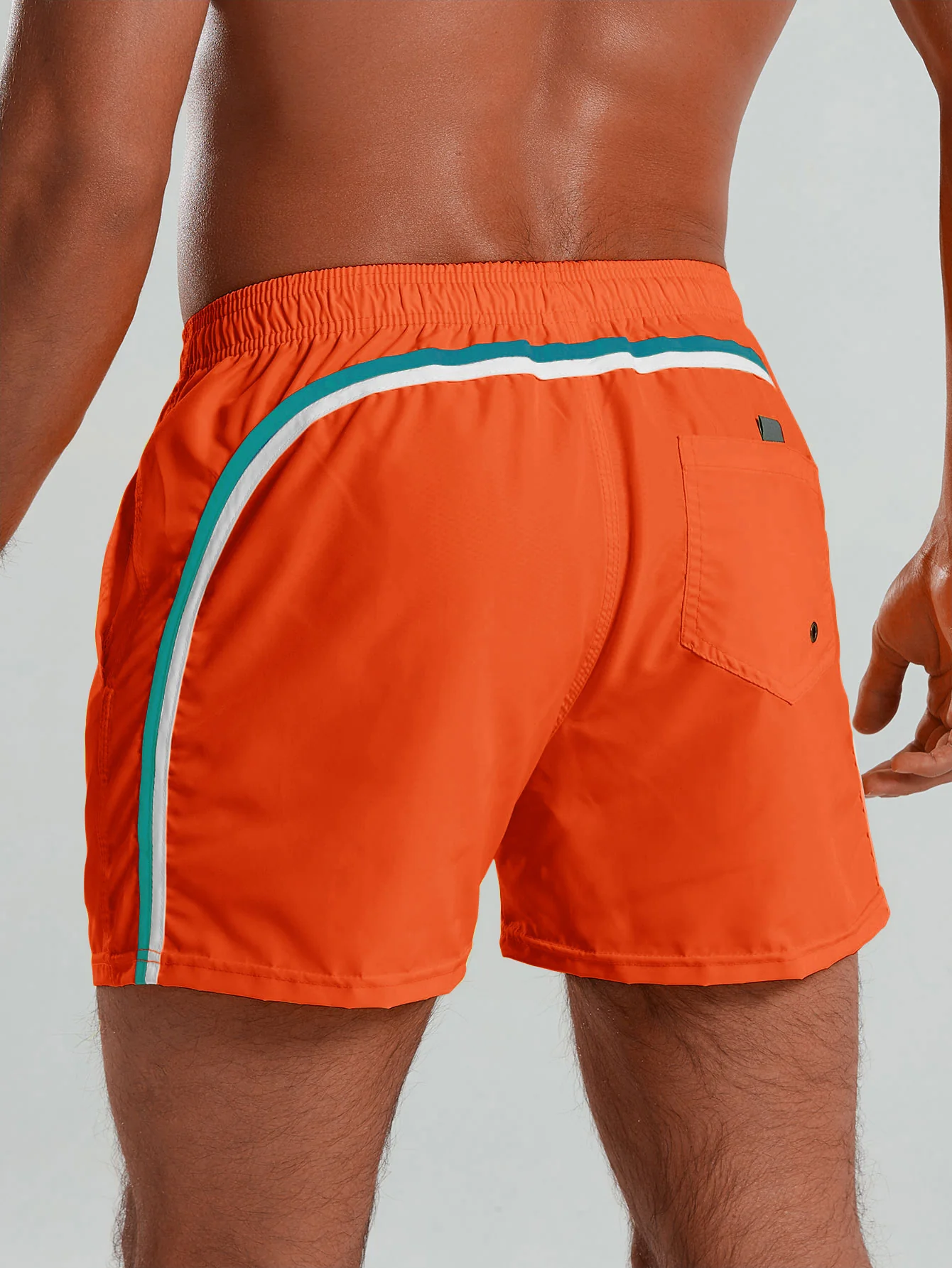 Contrast Trim 3" Swim Shorts - Image 14