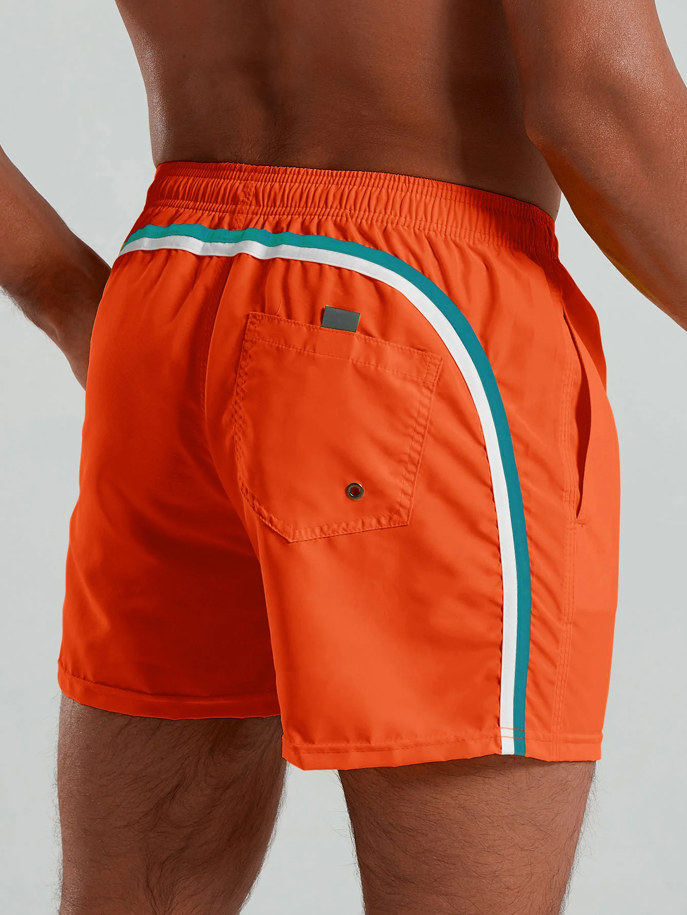 Contrast Trim 3" Swim Shorts - Image 15