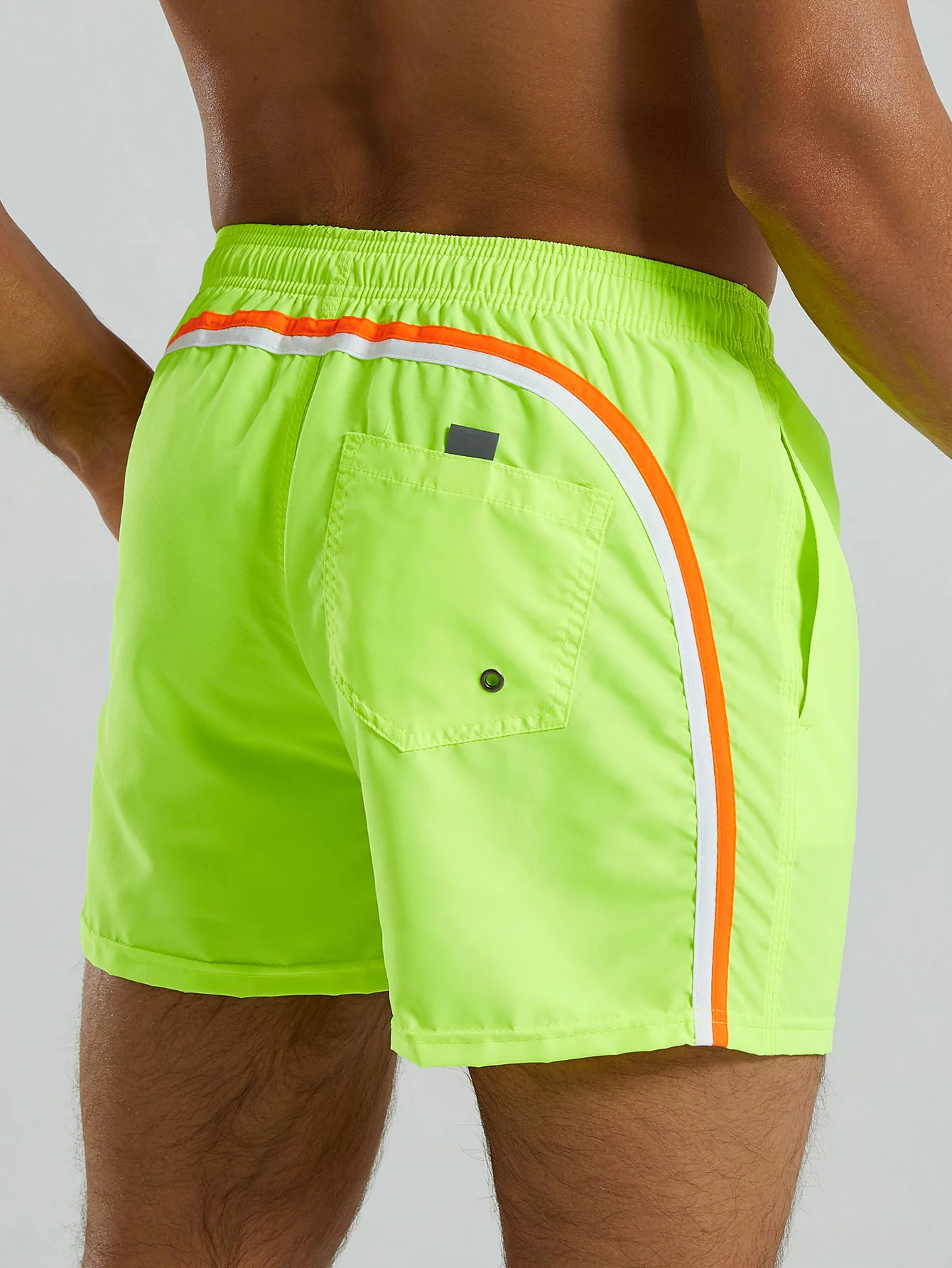 Contrast Trim 3" Swim Shorts - Image 3
