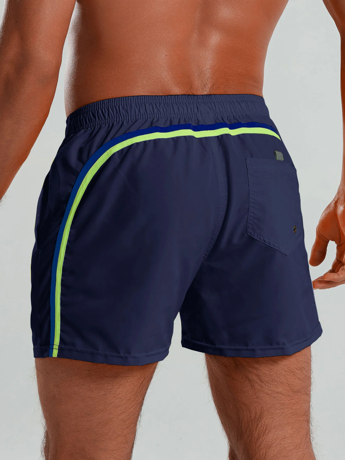Contrast Trim 3" Swim Shorts - Image 6