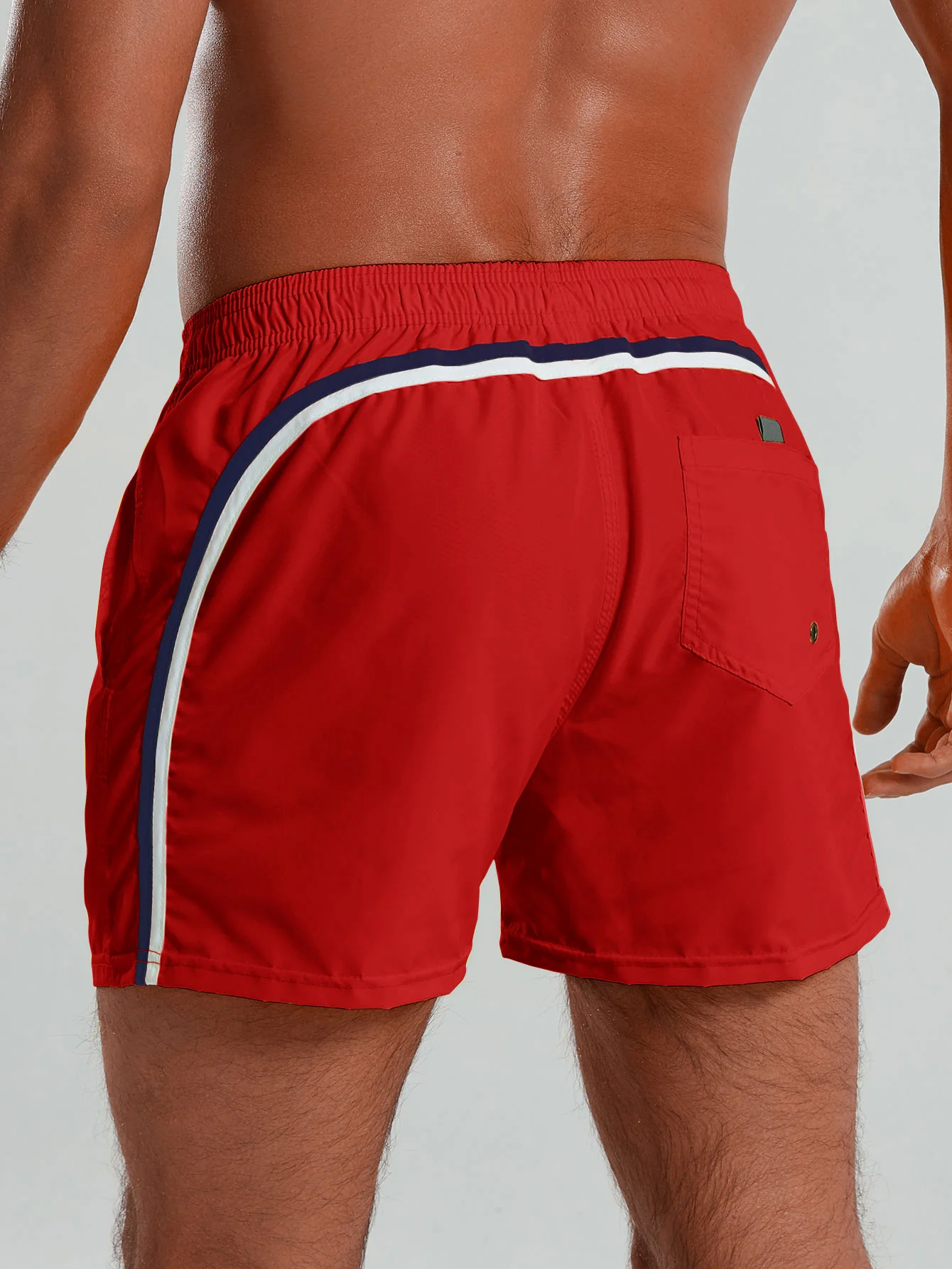 Contrast Trim 3" Swim Shorts - Image 8