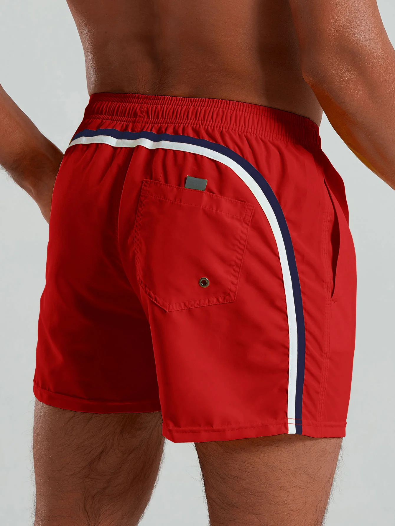 Contrast Trim 3" Swim Shorts - Image 9
