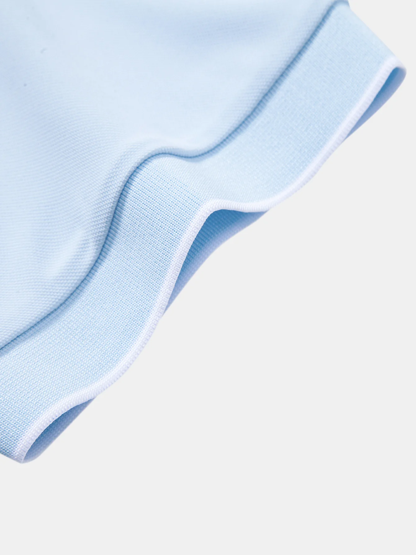 Contrast Trim Johnny Collar Polo - Image 11