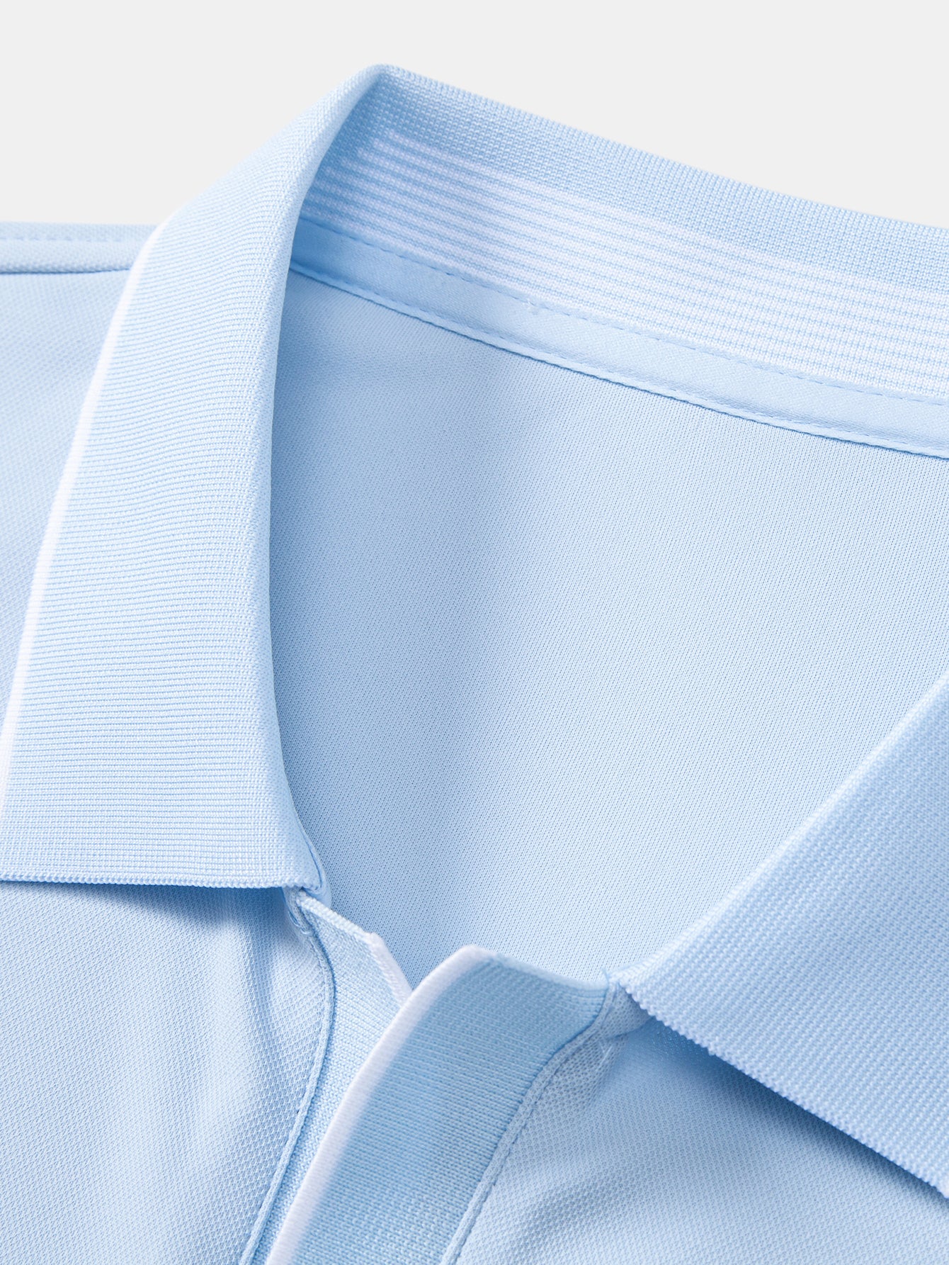 Contrast Trim Johnny Collar Polo - Image 9