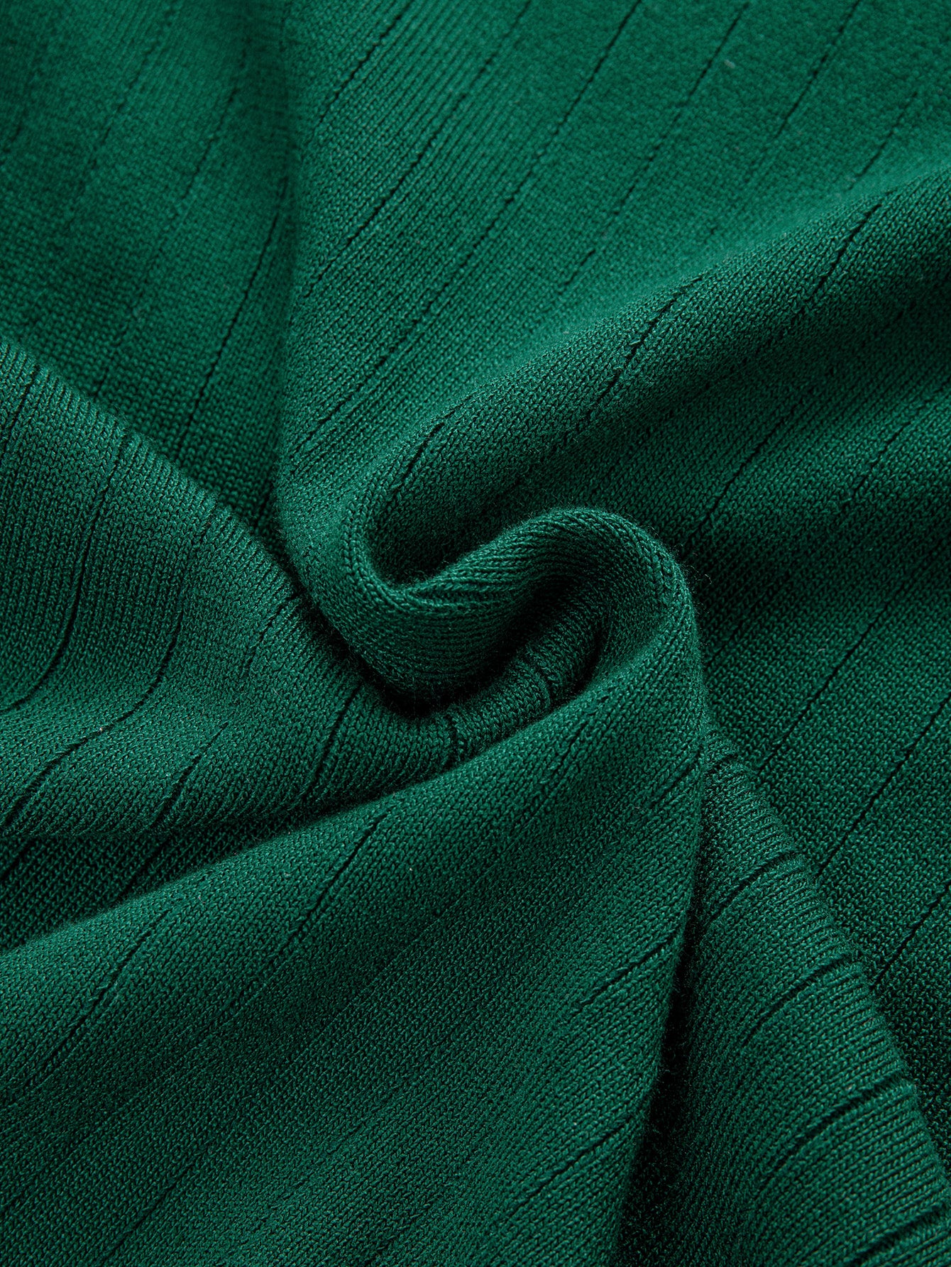 Contrast Trim Ribbed Knit Shirt - Image 8