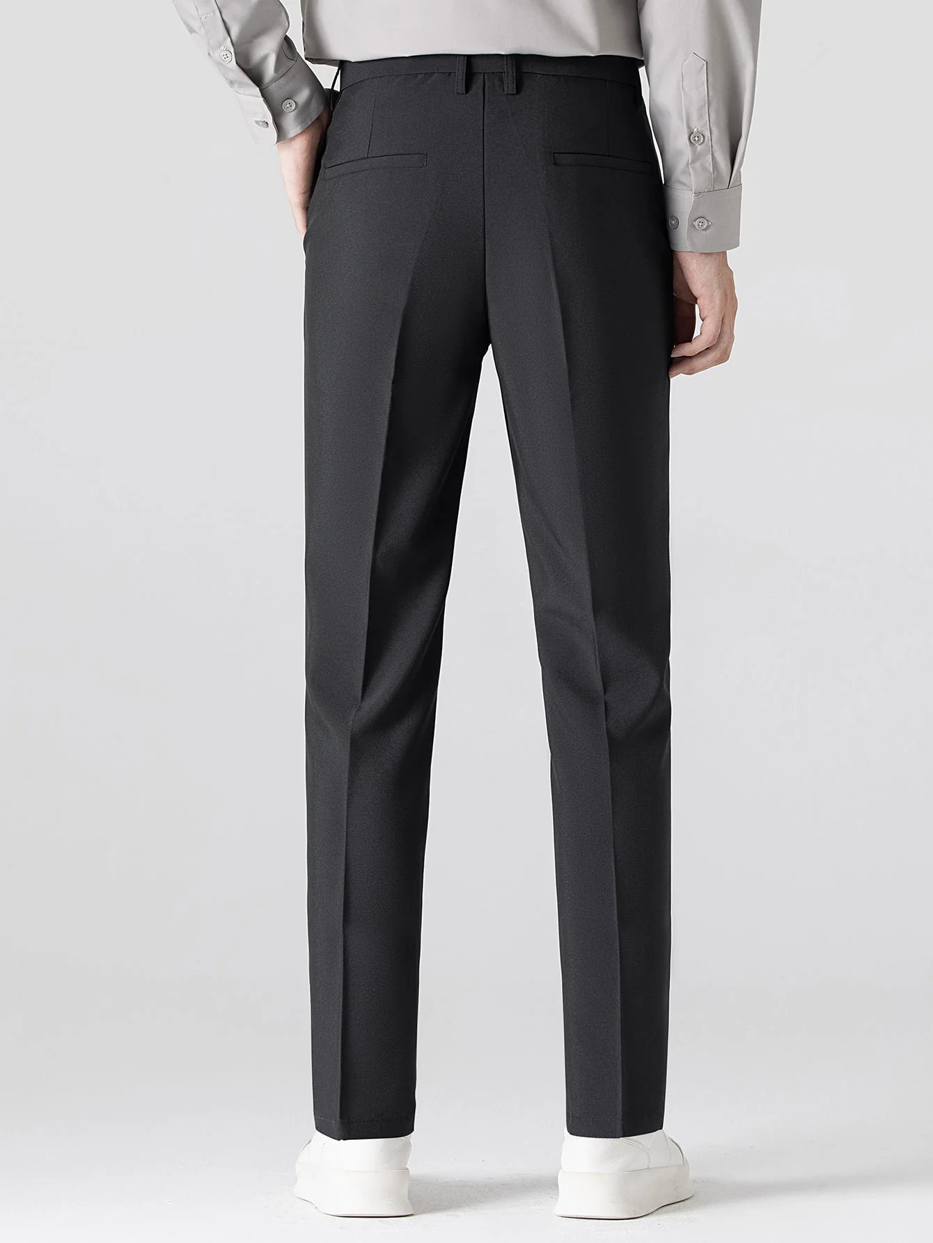 Twisted Jacquard Knit Polo & Slim Fit Tapered Trousers - Image 25