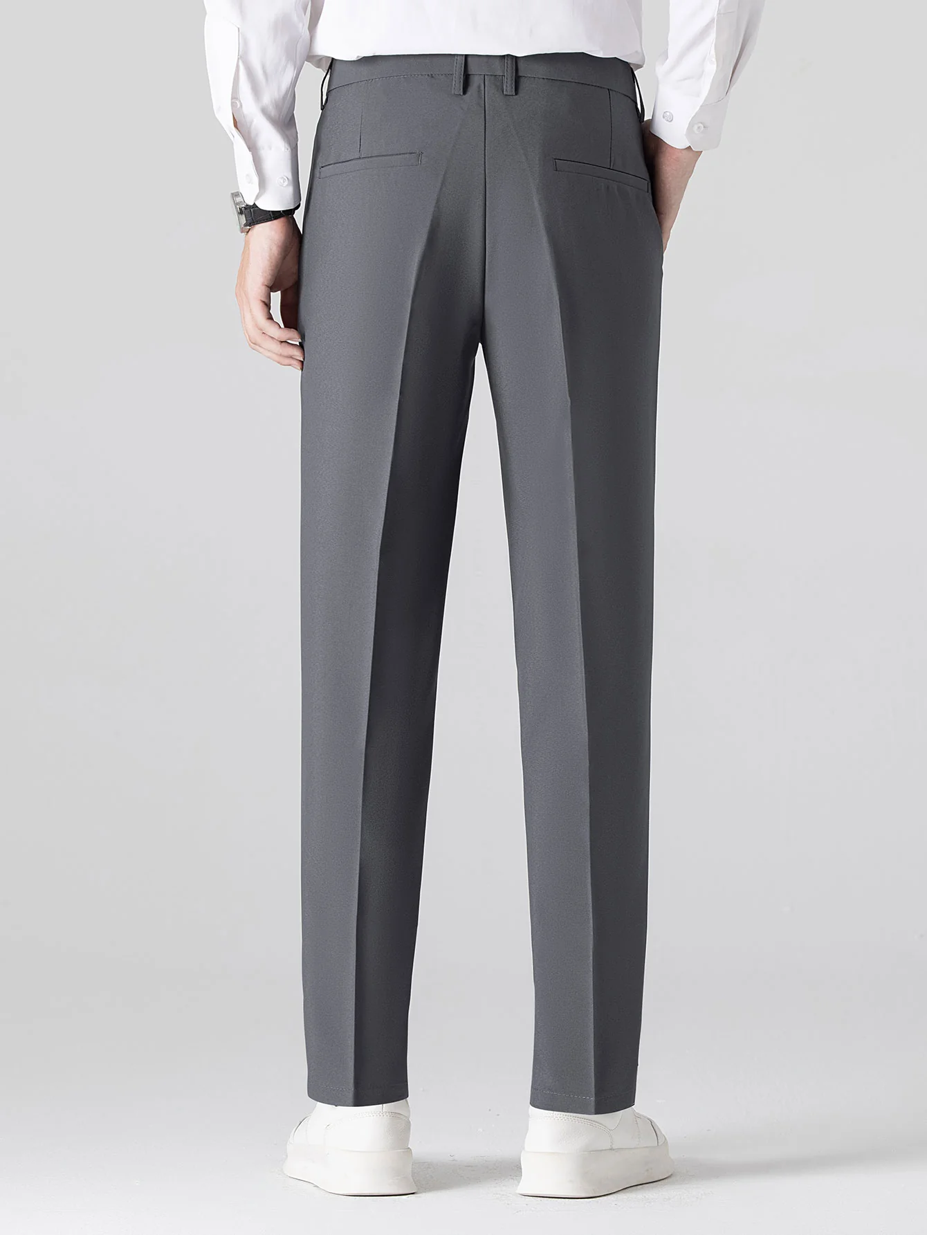 Twisted Jacquard Knit Polo & Slim Fit Tapered Trousers - Image 29