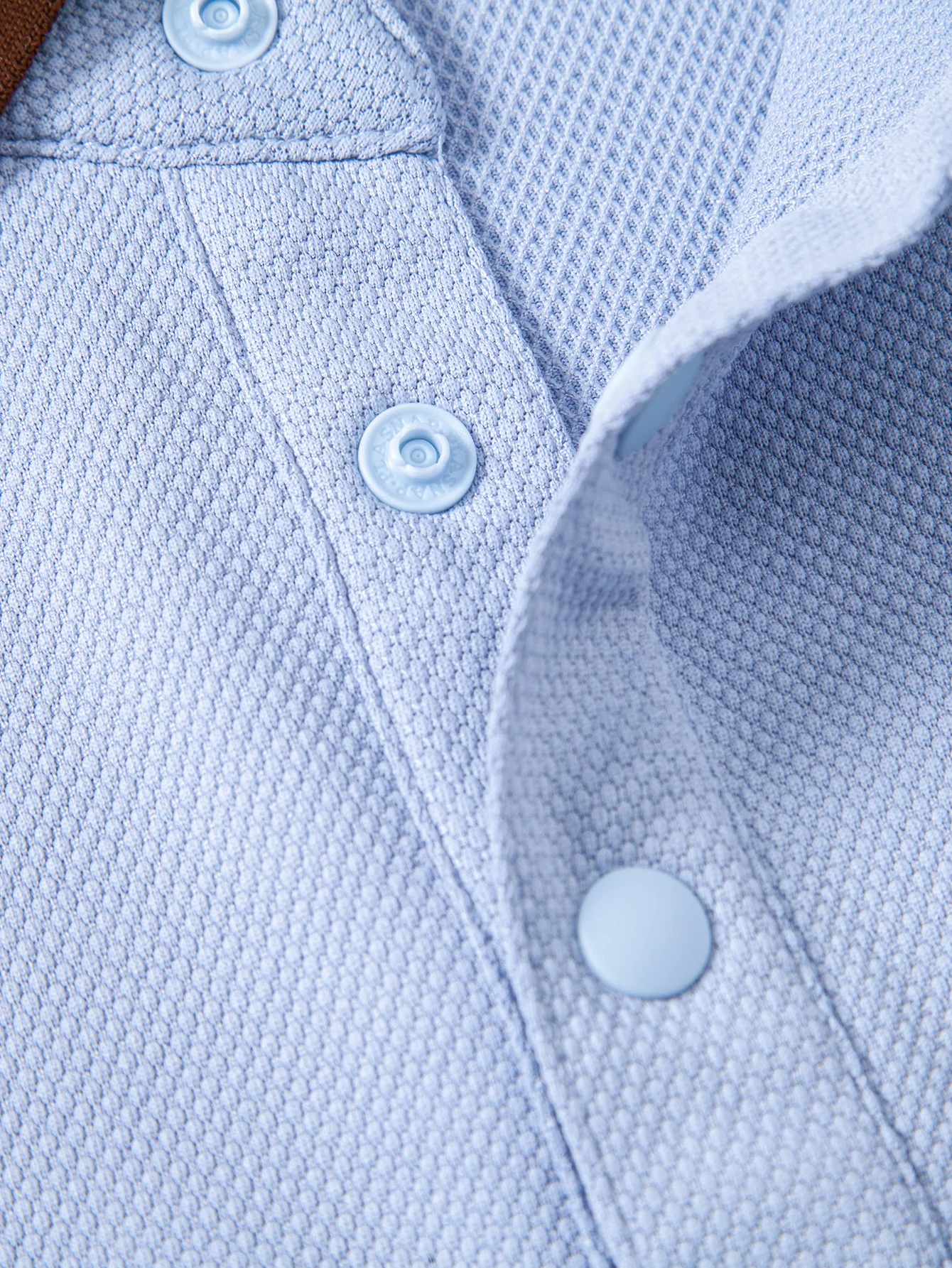 Contrast Trim Textured Polo - Image 13