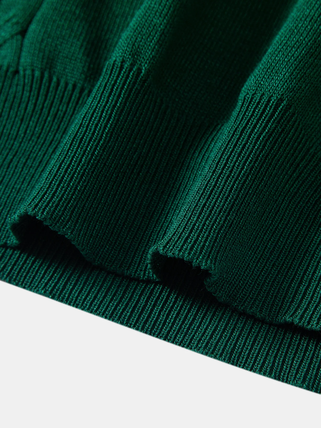 Contrast Trim Twisted Jacquard Knit Polo & Slim Fit Tapered Trousers - Image 30