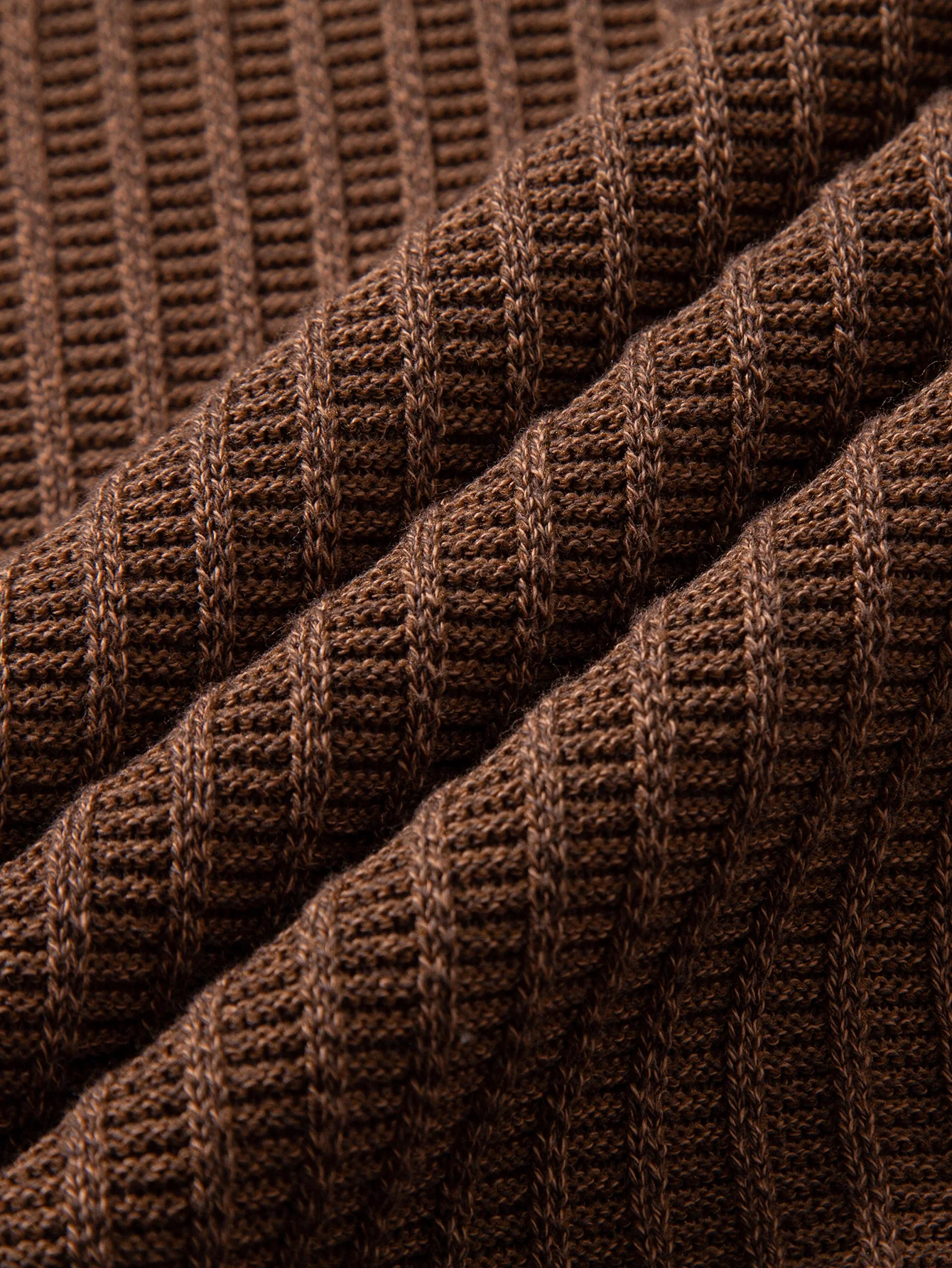 Contrast Trim Waffle Knit T-Shirt - Image 14