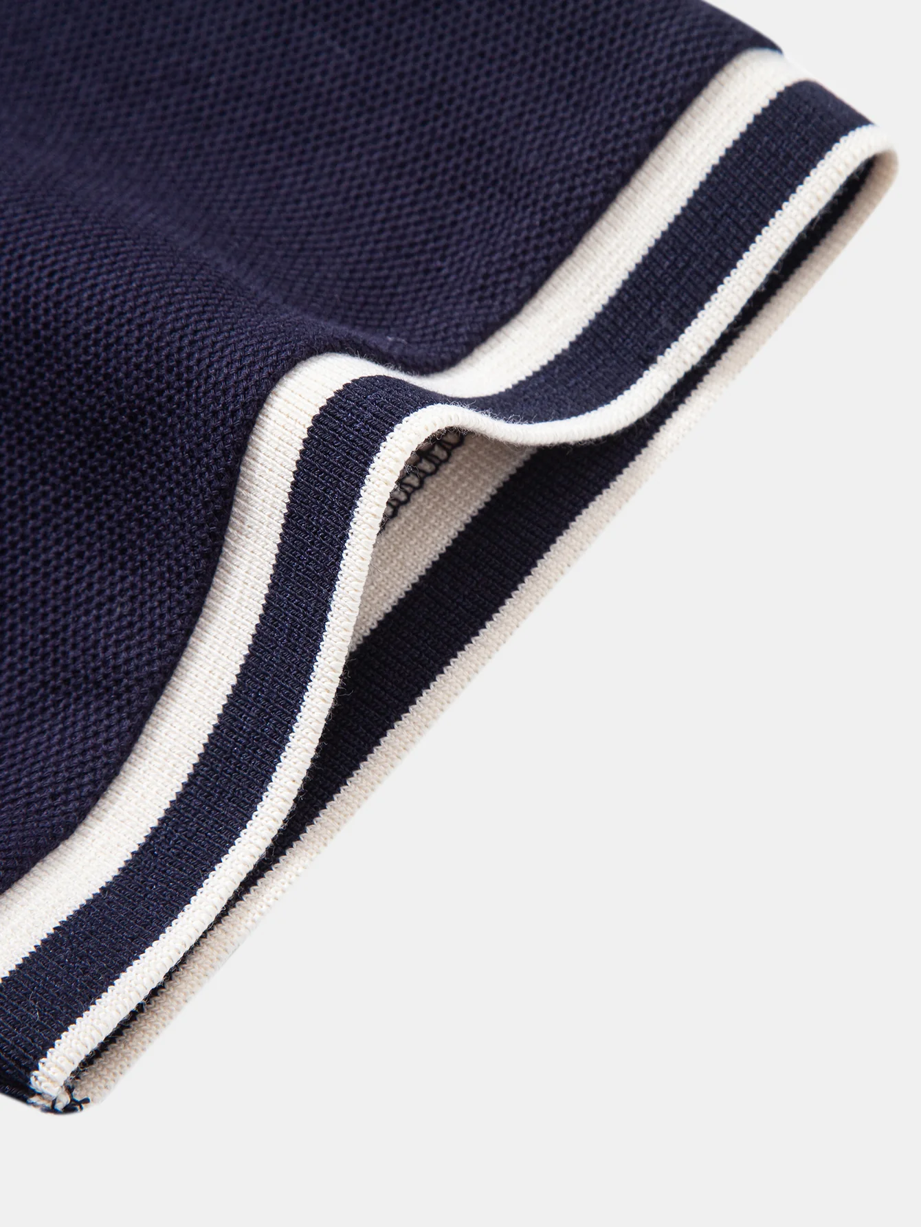 Contrast Trim Zipper Polo - Image 13
