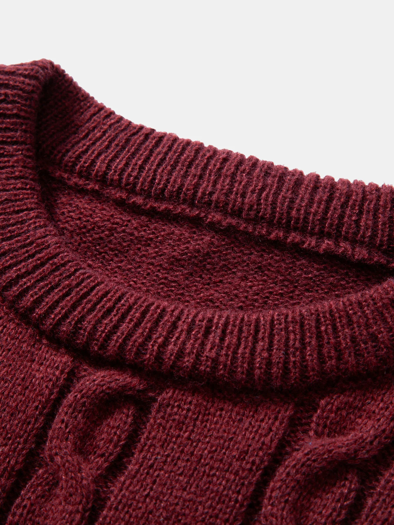Kontrast Dreh Jacquard Strickpullover - Image 3