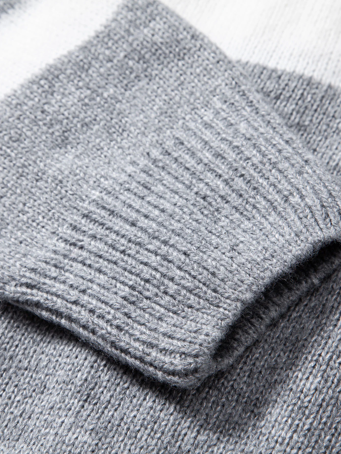 Kontrast Dreh Jacquard Strickpullover - Image 5