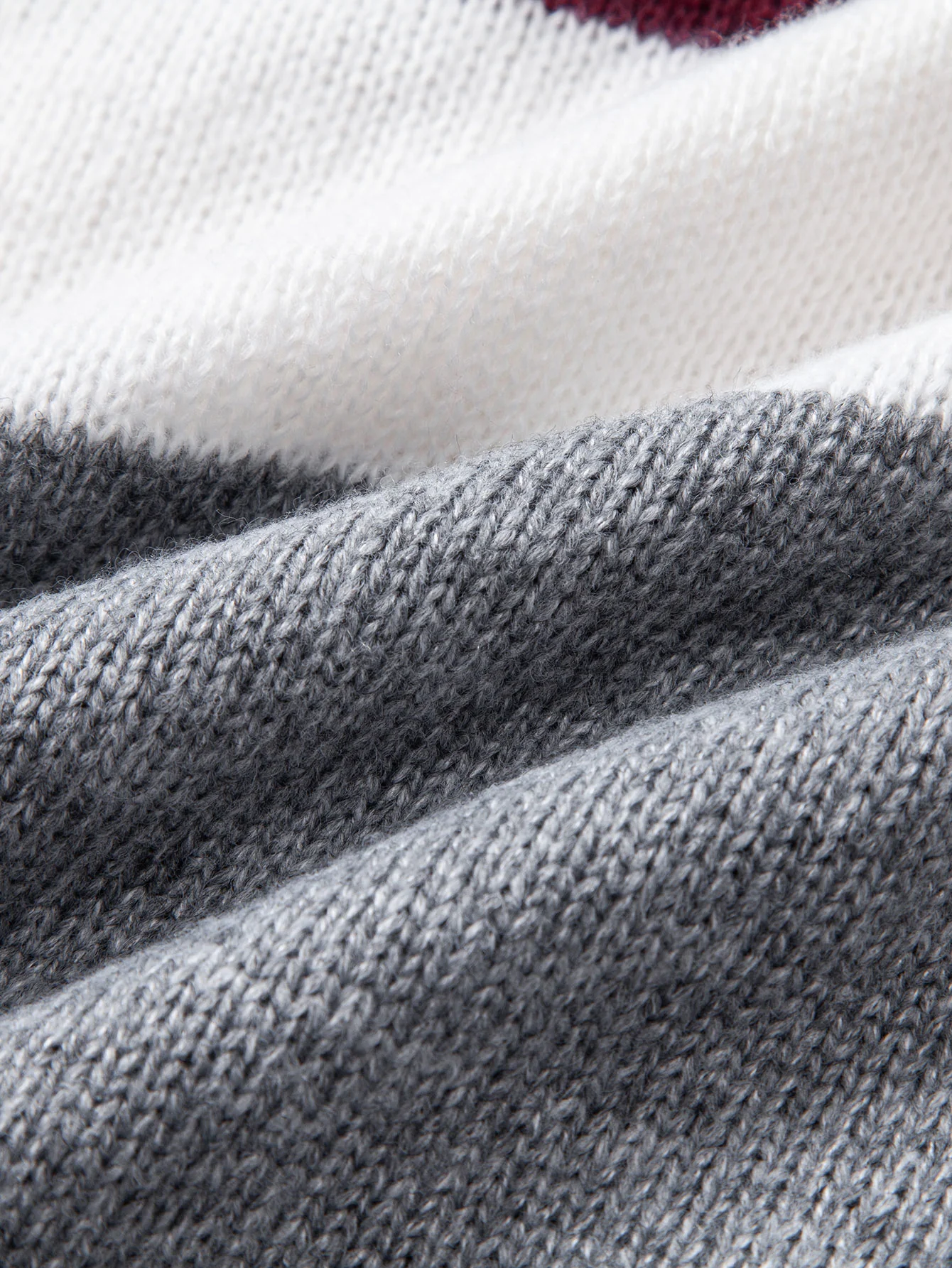 Kontrast Dreh Jacquard Strickpullover - Image 7